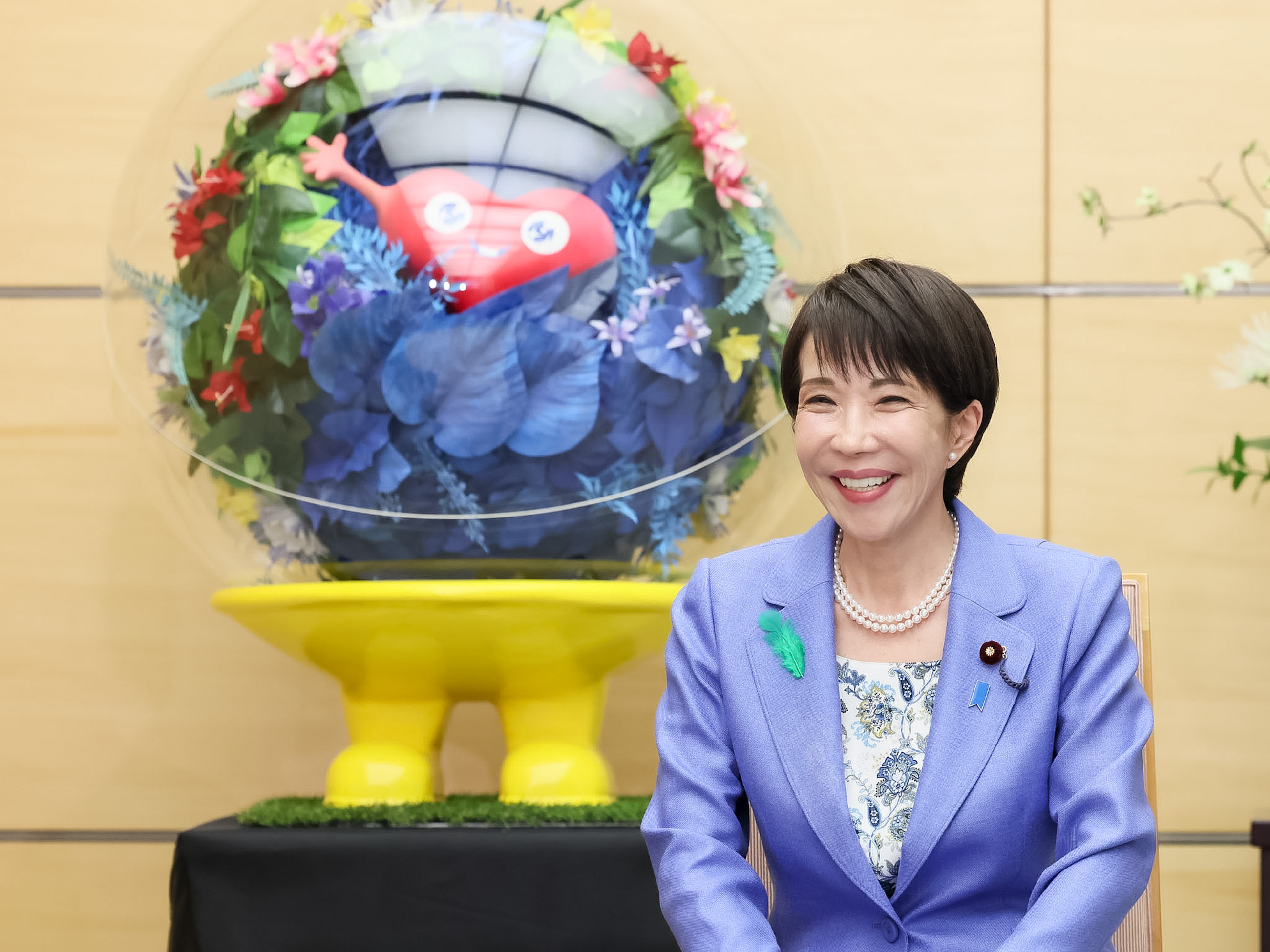 Prime Minister Takaichi receiving a courtesy call (6)