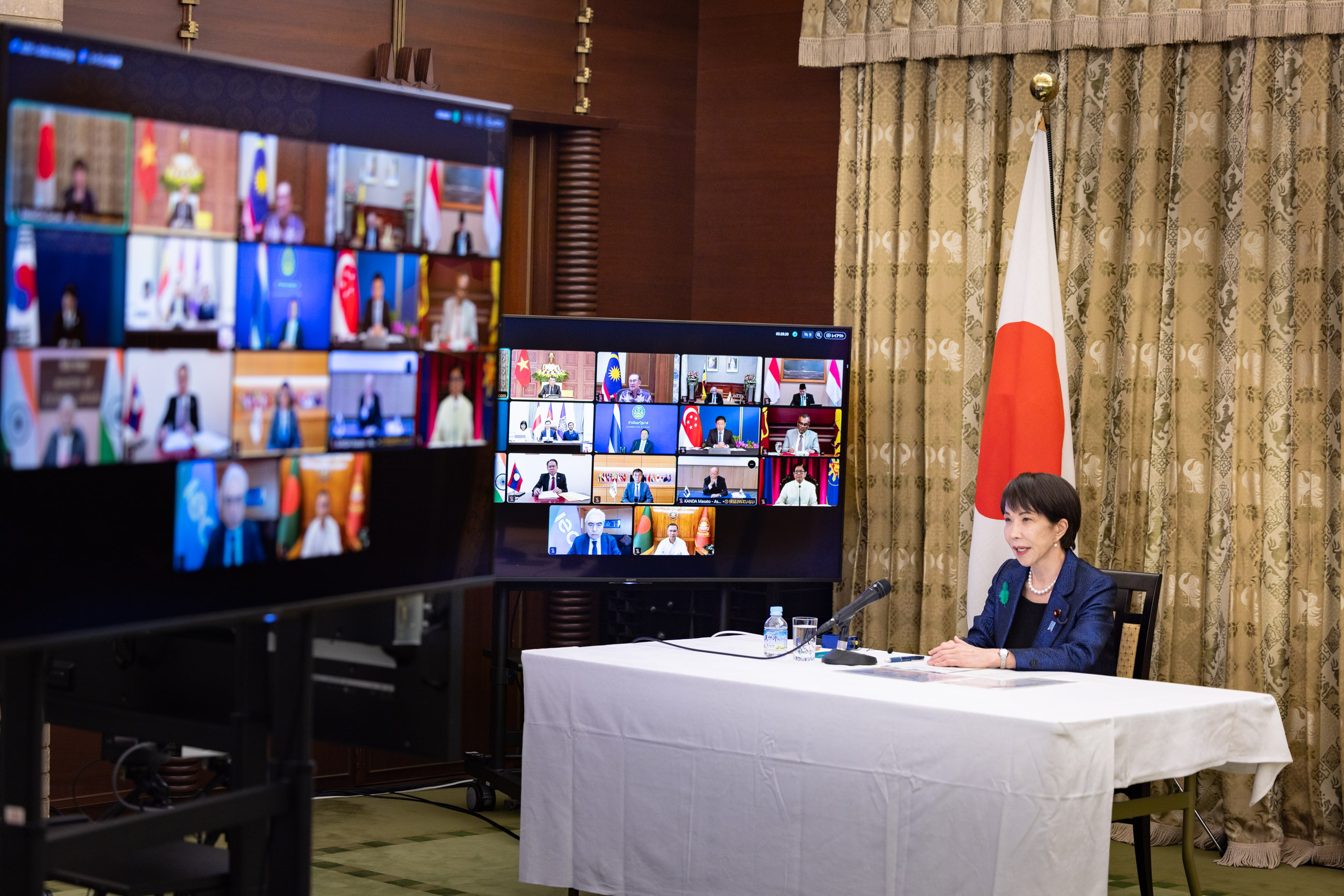 Prime Minister Takaichi attending the summit (2)