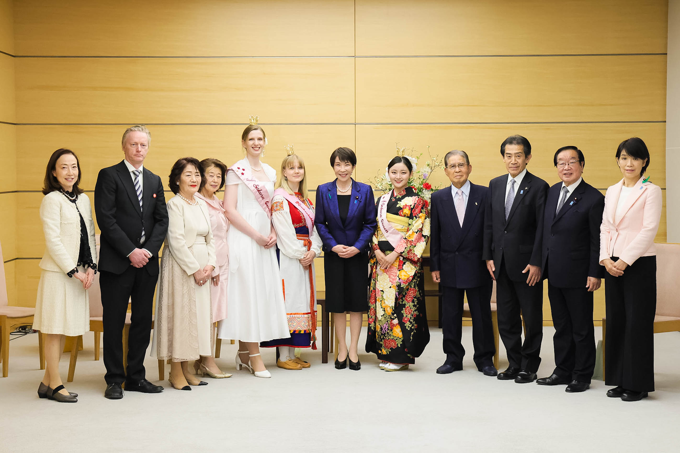 Prime Minister Takaichi receiving a courtesy call (1)