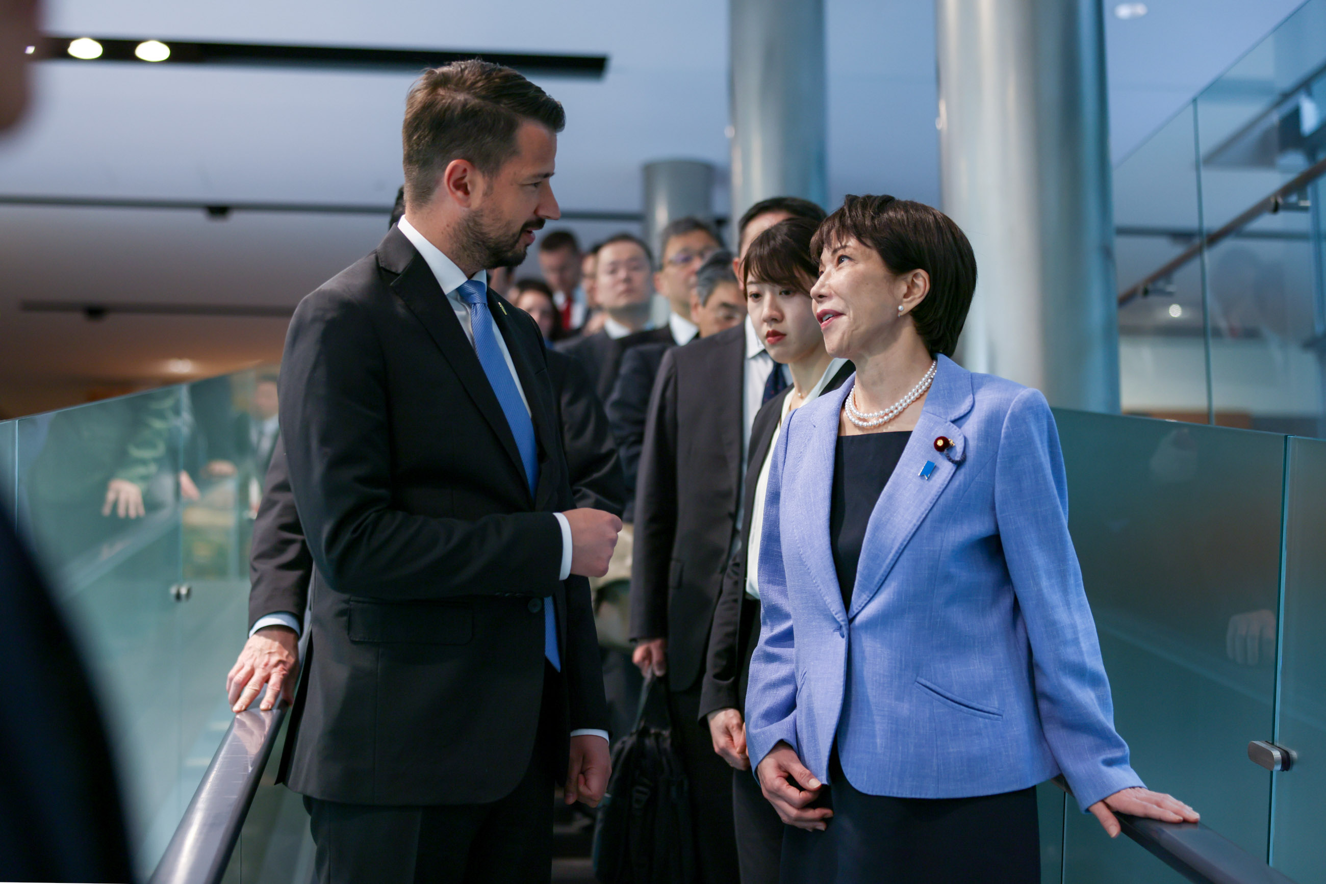 Prime Minister Takaichi seeing off President Milatović (1)