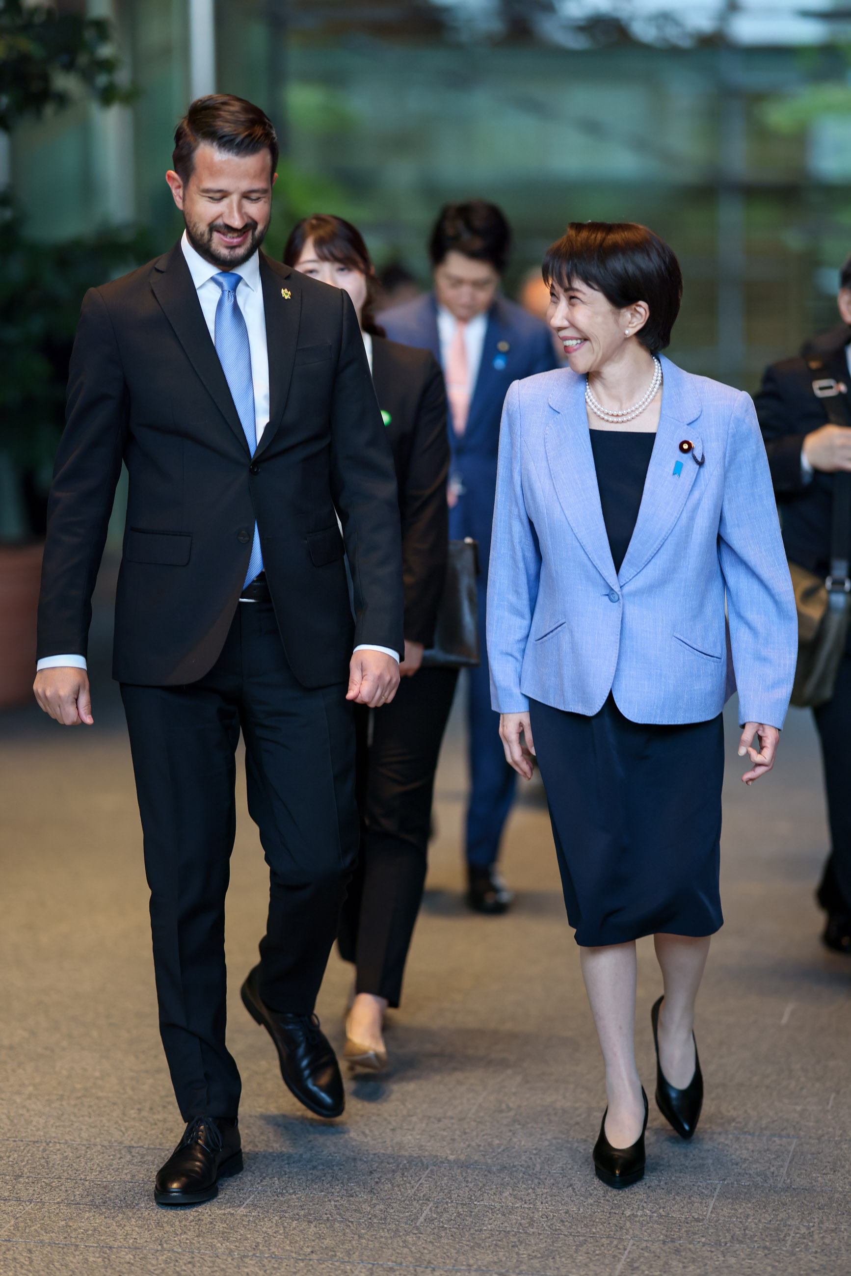 Prime Minister Takaichi seeing off President Milatović (2)