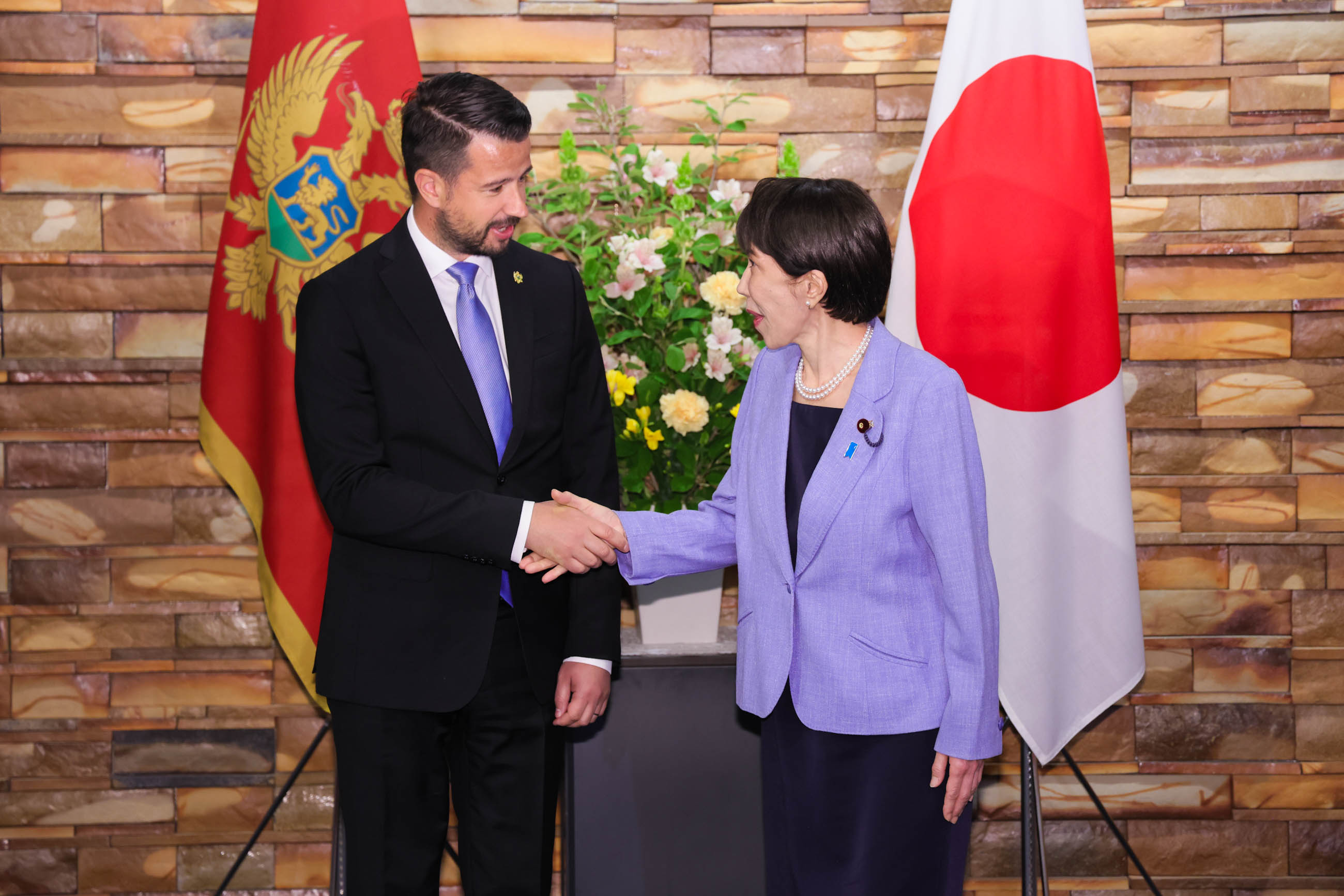 Prime Minister Takaichi holding a meeting with President Milatović (3)