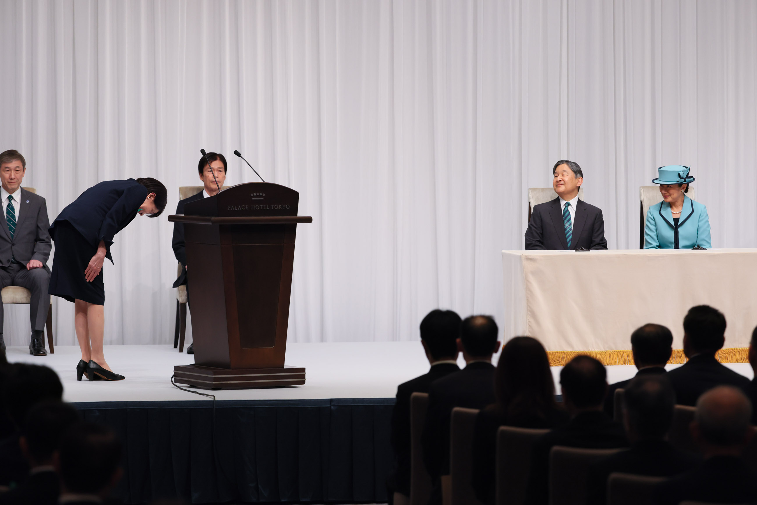 Prime Minister Takaichi delivering an address (1)
