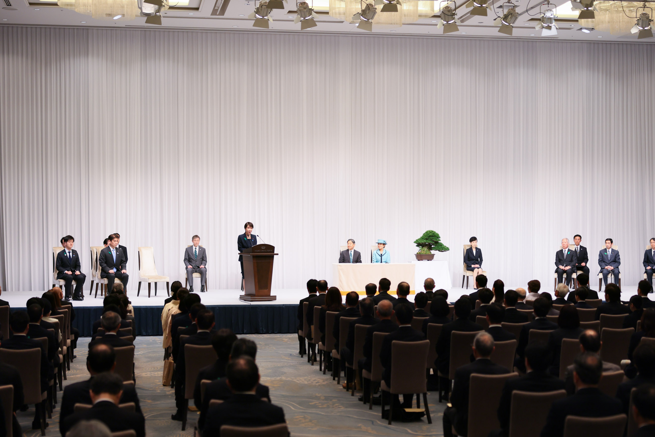 Prime Minister Takaichi delivering an address (2)