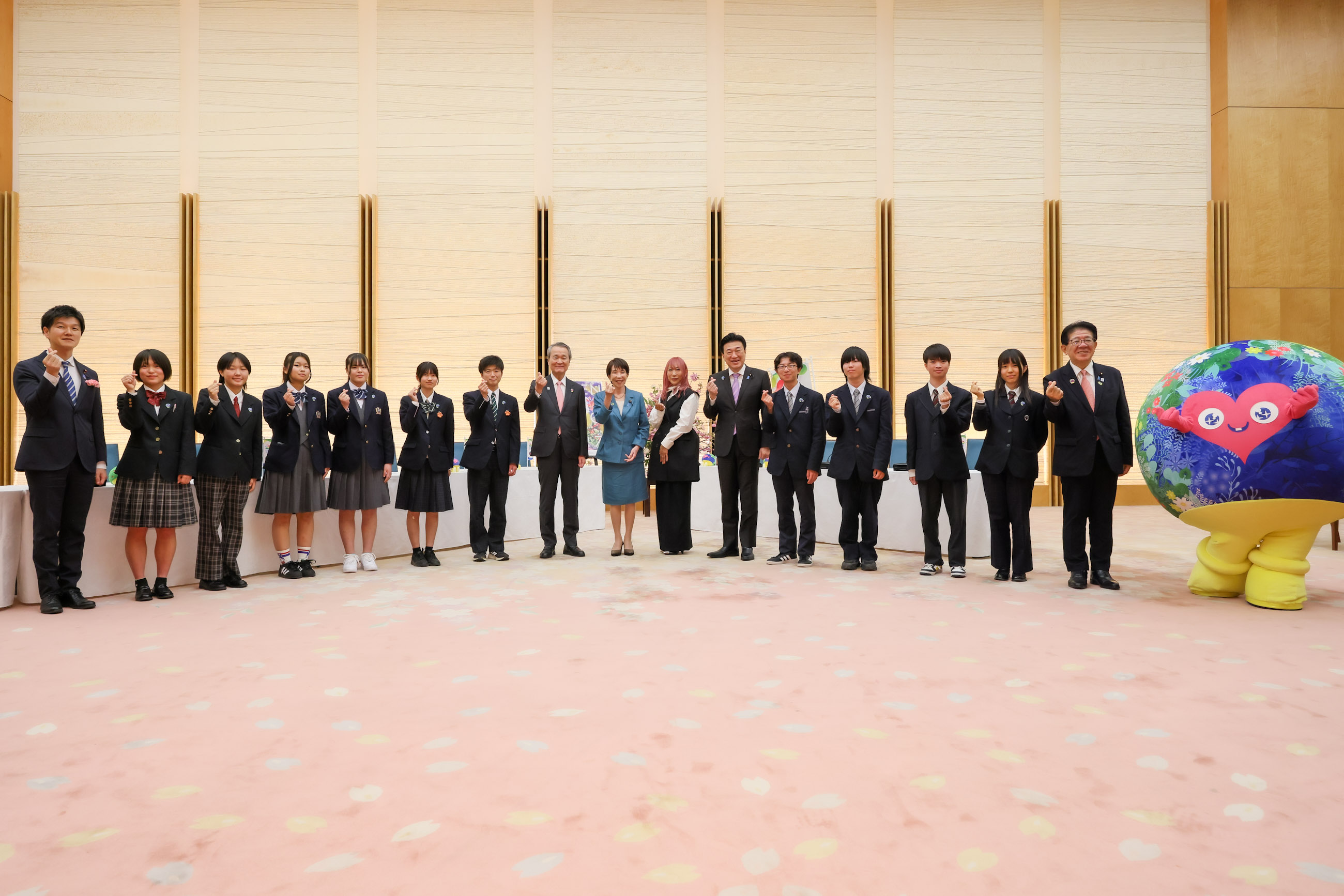 Prime Minister Takaichi receiving a courtesy call (1)