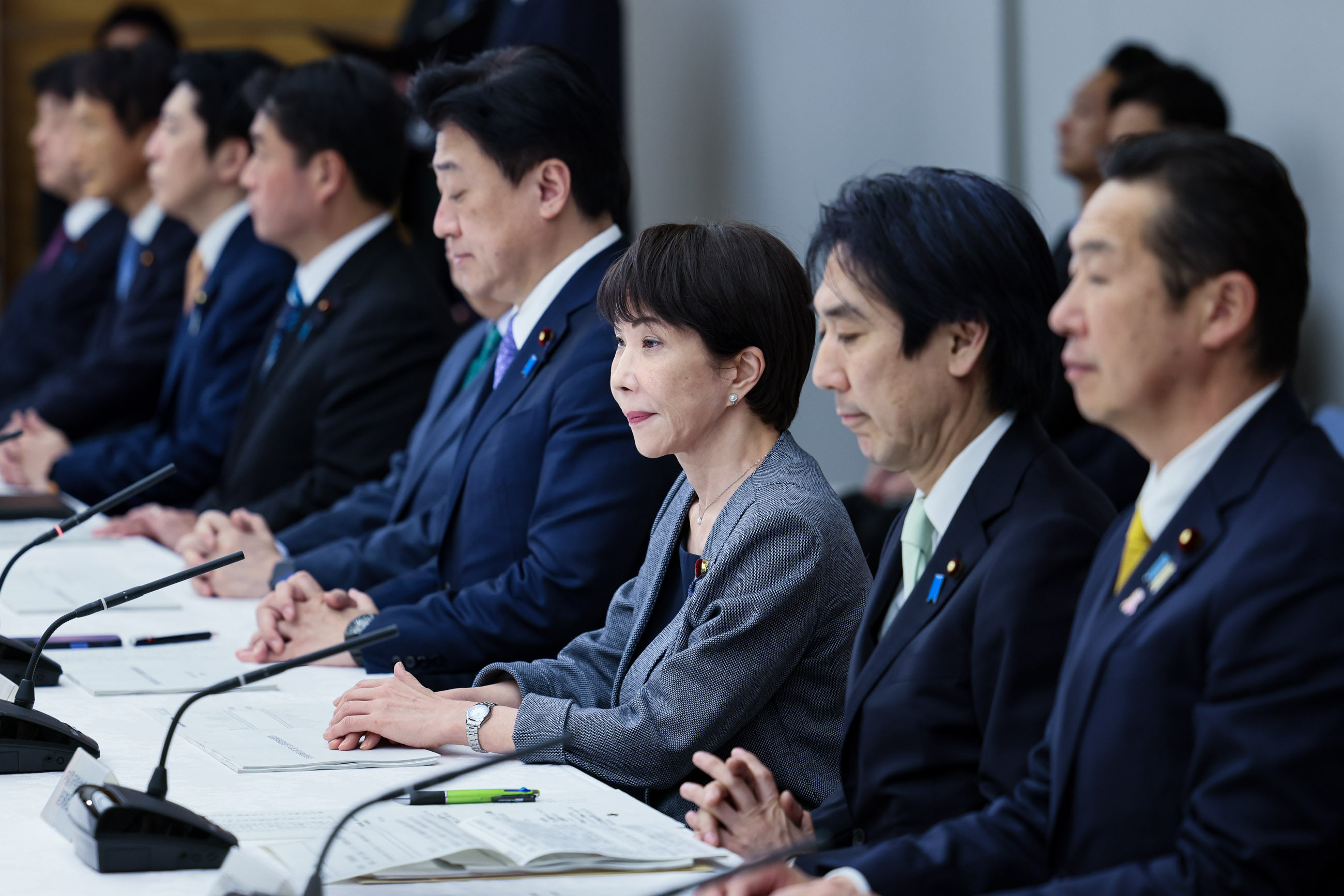 Prime Minister Takaichi attending the meeting (2)