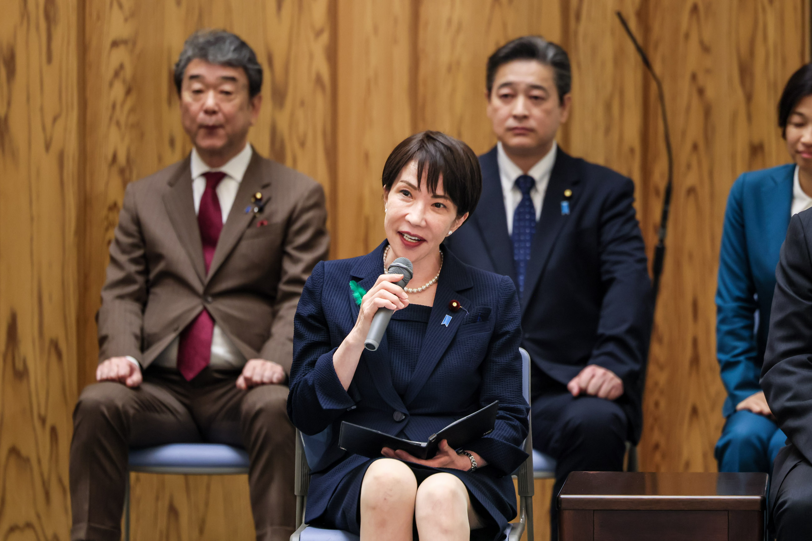 Prime Minister Takaichi receiving a courtesy call (8)