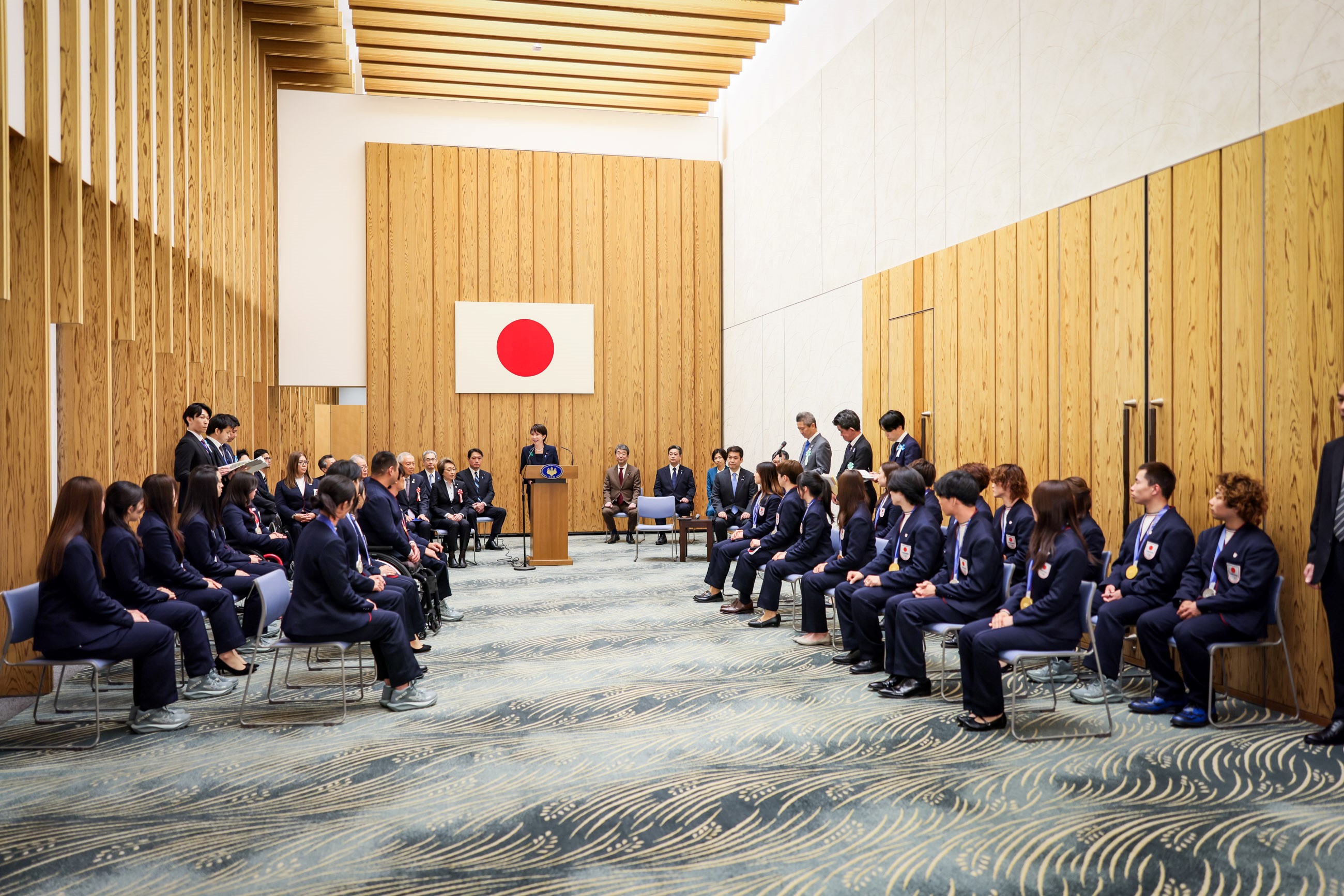 Prime Minister Takaichi receiving a courtesy call (3)
