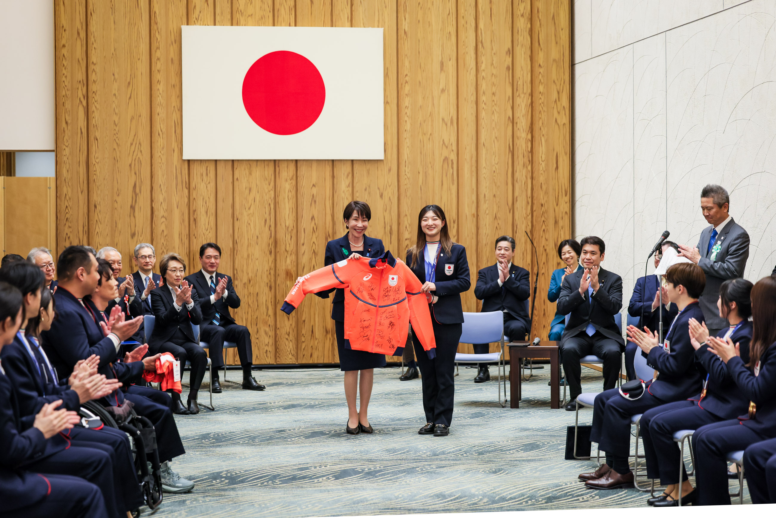Prime Minister Takaichi receiving a courtesy call (5)