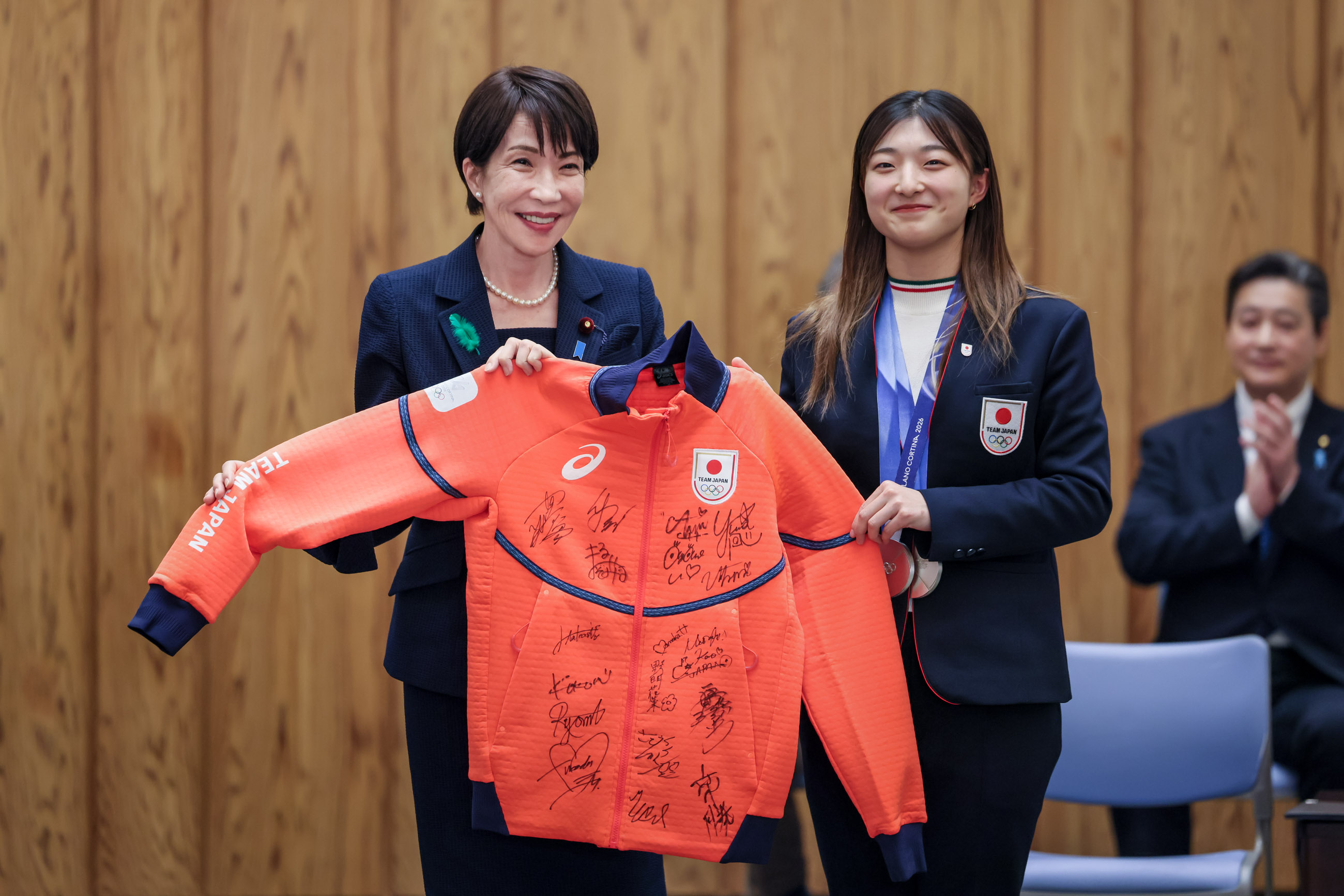 Prime Minister Takaichi receiving a courtesy call (6)