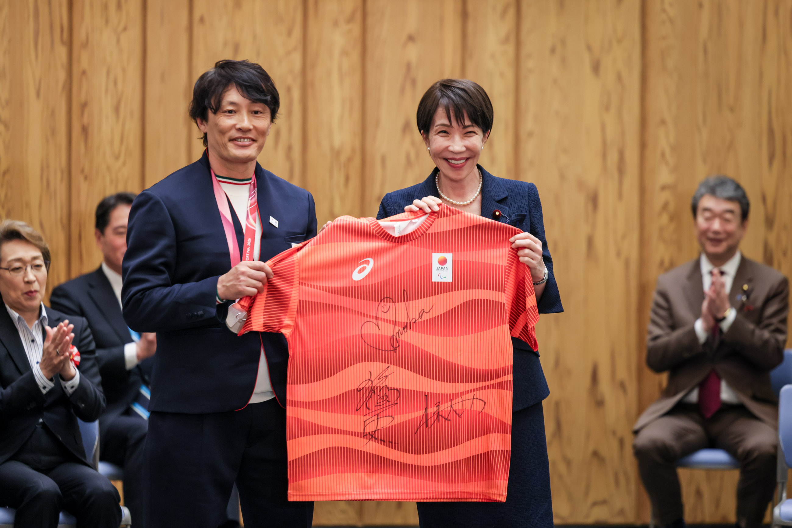Prime Minister Takaichi receiving a courtesy call (7)