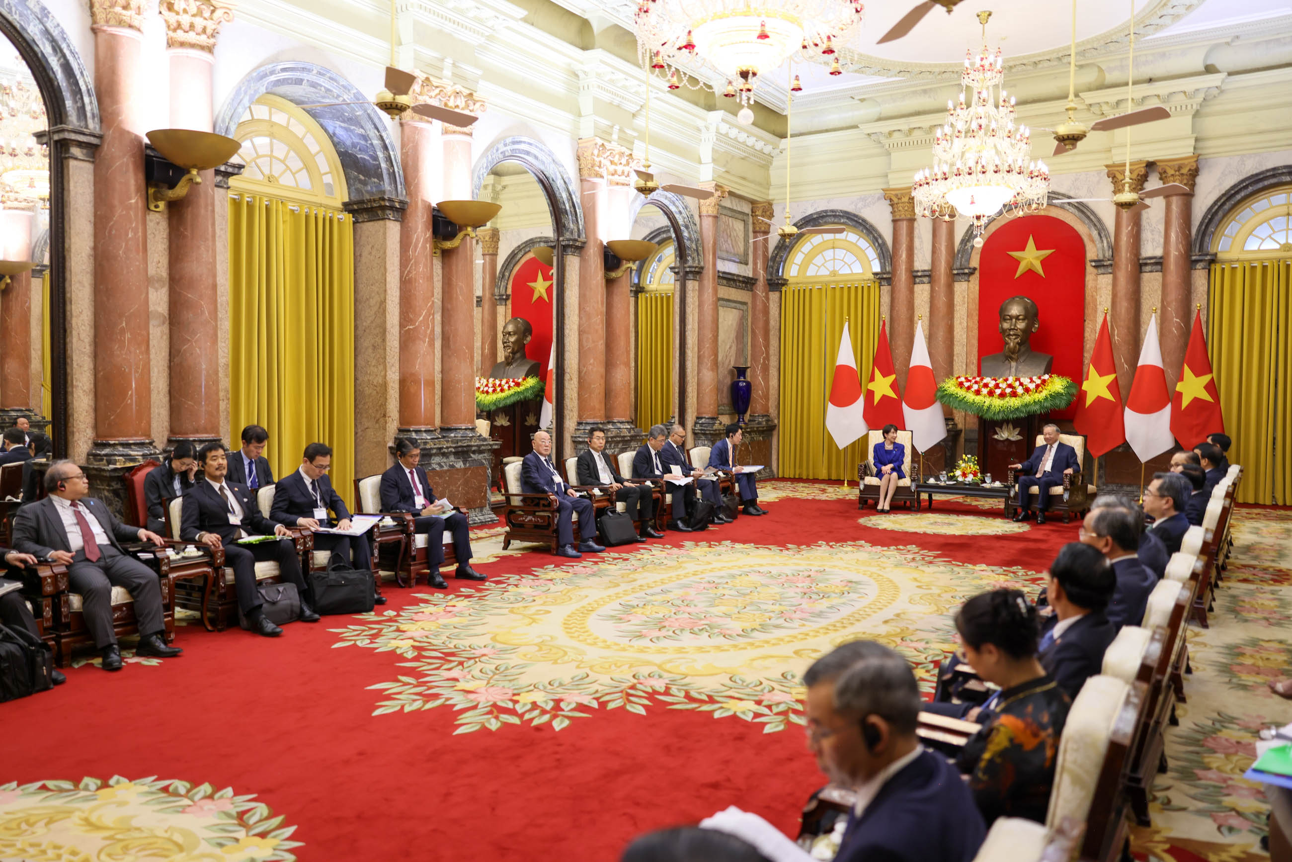 Japan-Viet Nam Summit Meeting with H.E. Mr. To Lam, General Secretary of the Communist Party and President of Viet Nam (8)