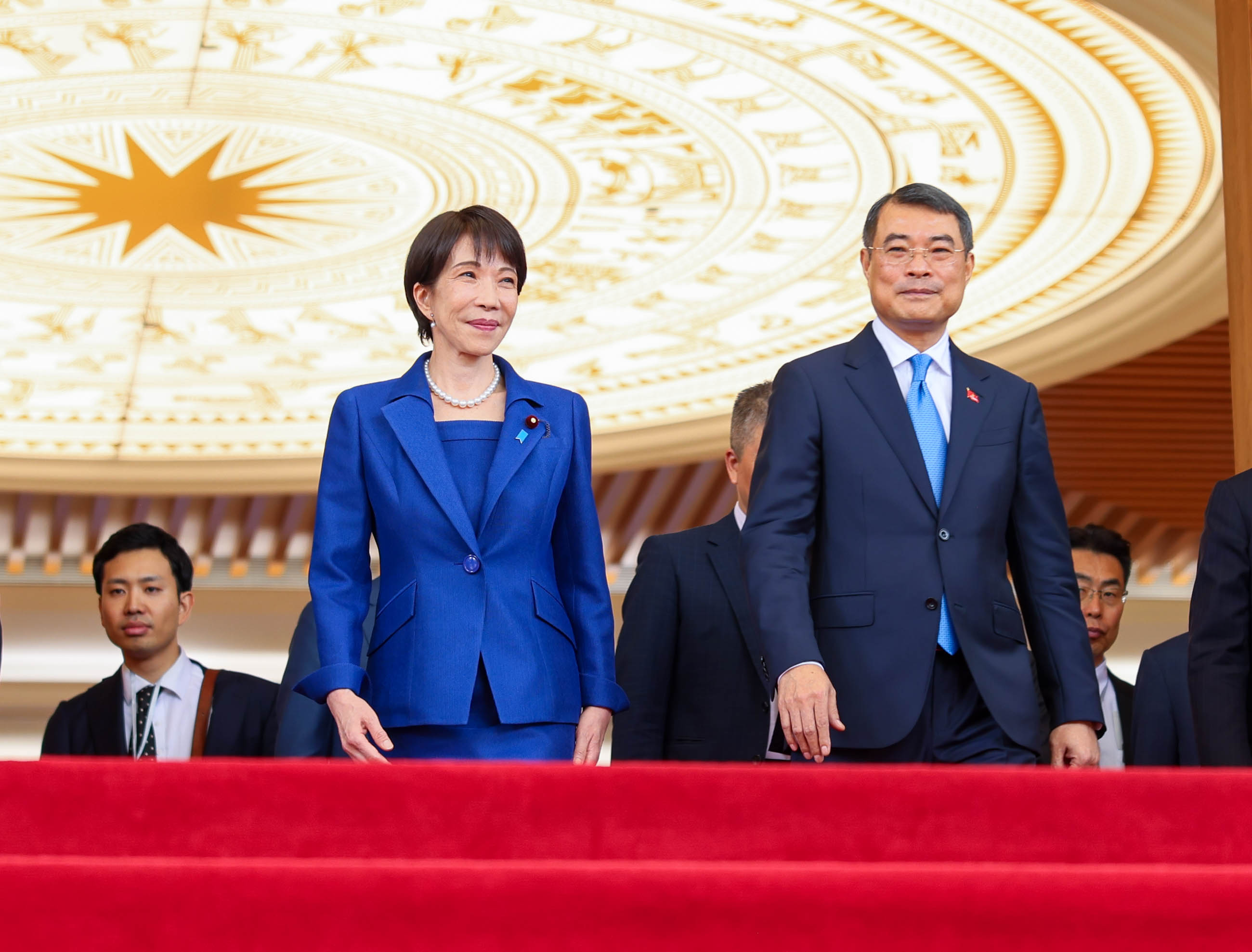 Prime Minister Takaichi being seen off (7)