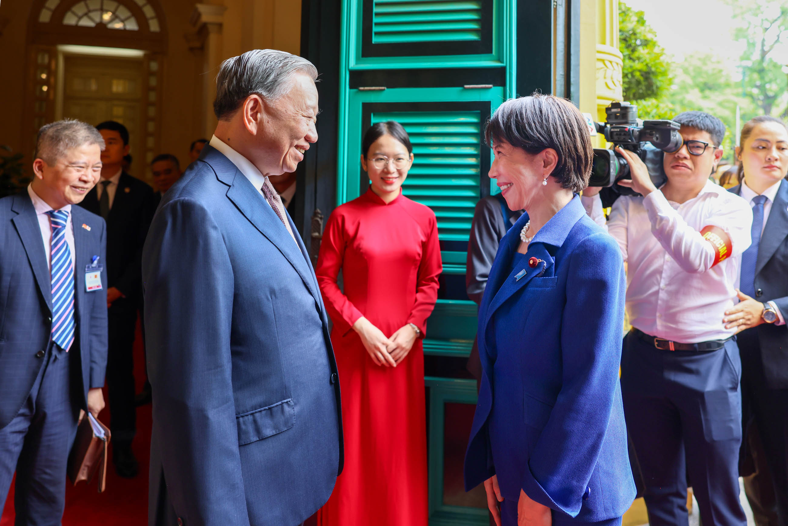 Prime Minister Takaichi ahead of the Summit Meeting with General Secretary and President H.E. Mr. To Lam (2)