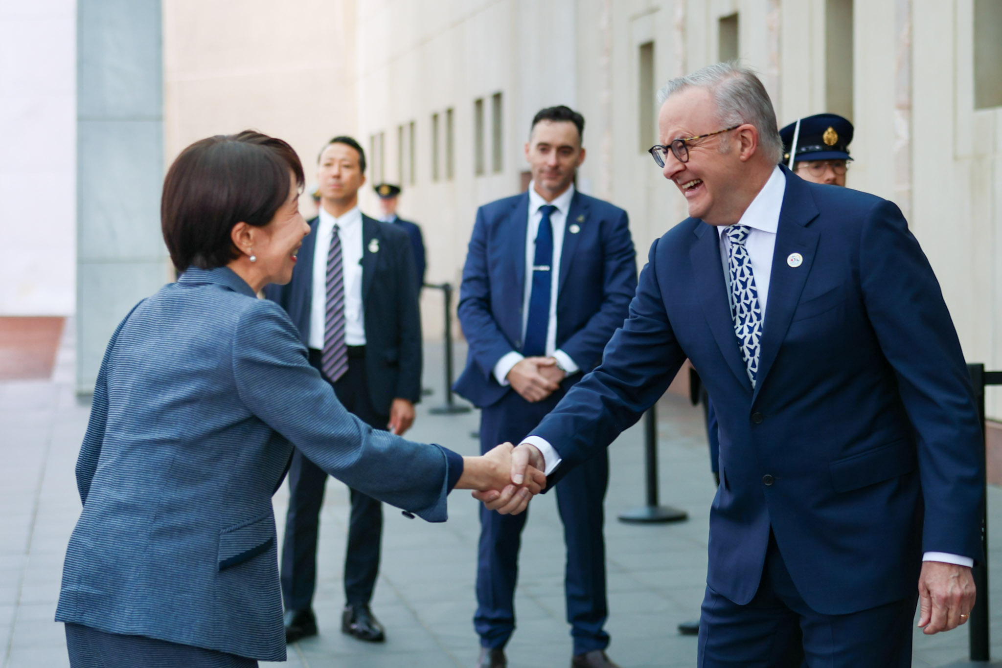 Prime Minister Takaichi ahead of the Welcome Ceremony (2)