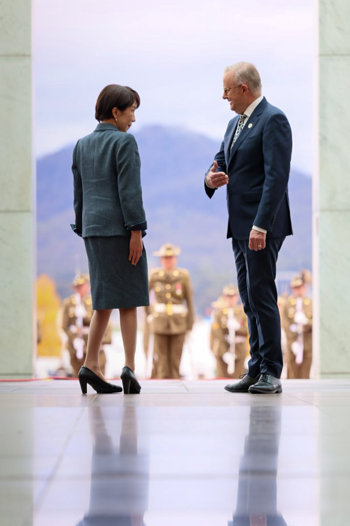Prime Minister Takaichi ahead of the Welcome Ceremony (5)