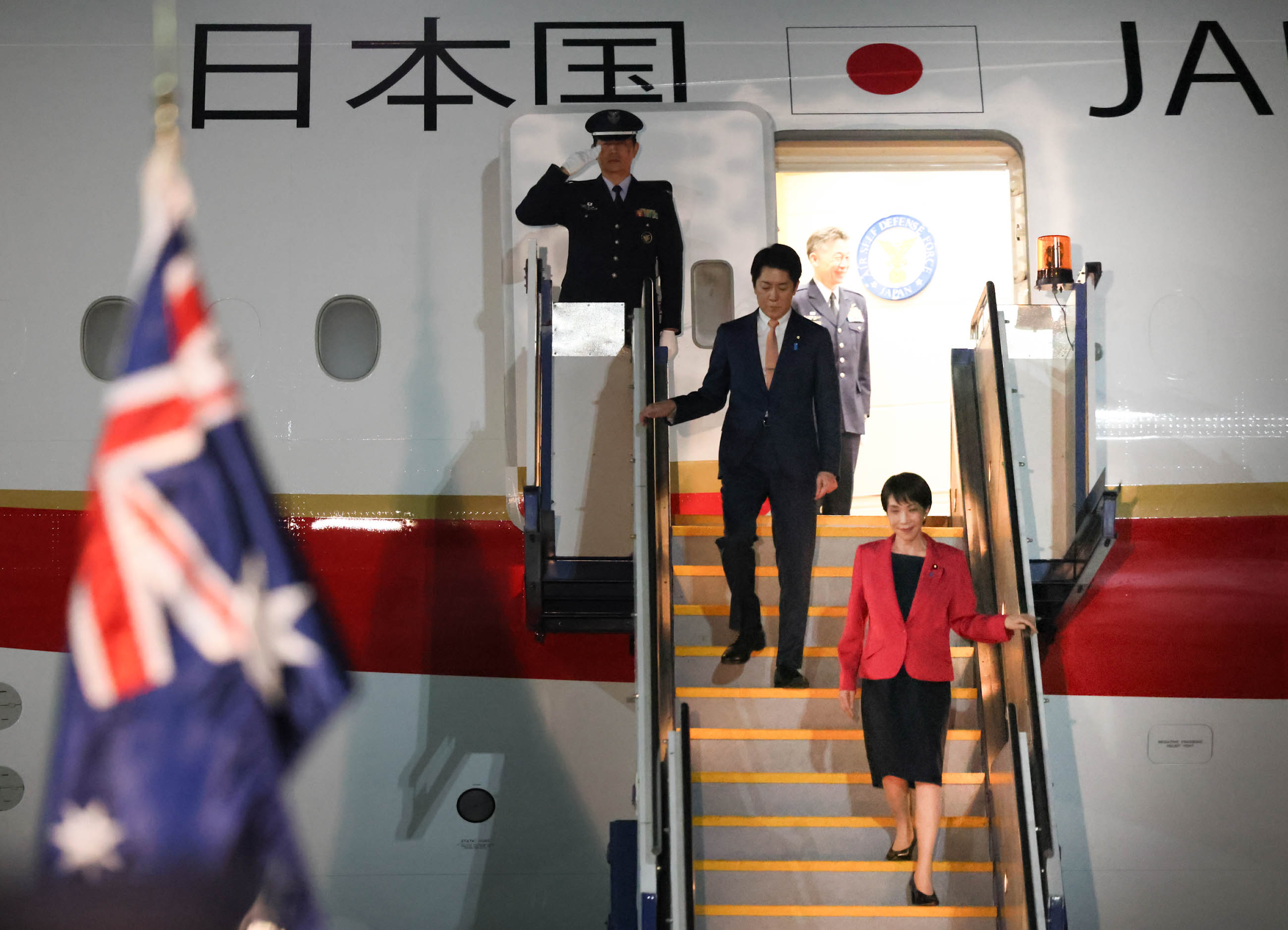 Prime Minister Takaichi arriving in Australia (3)