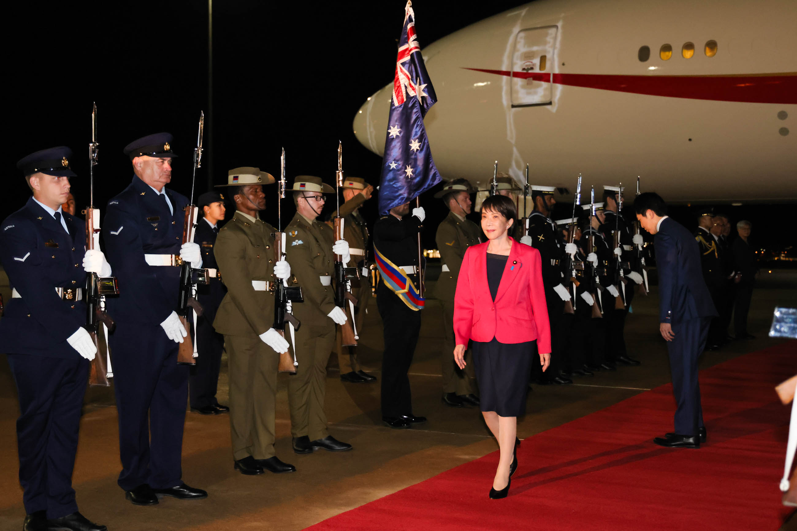 Prime Minister Takaichi arriving in Australia (5)