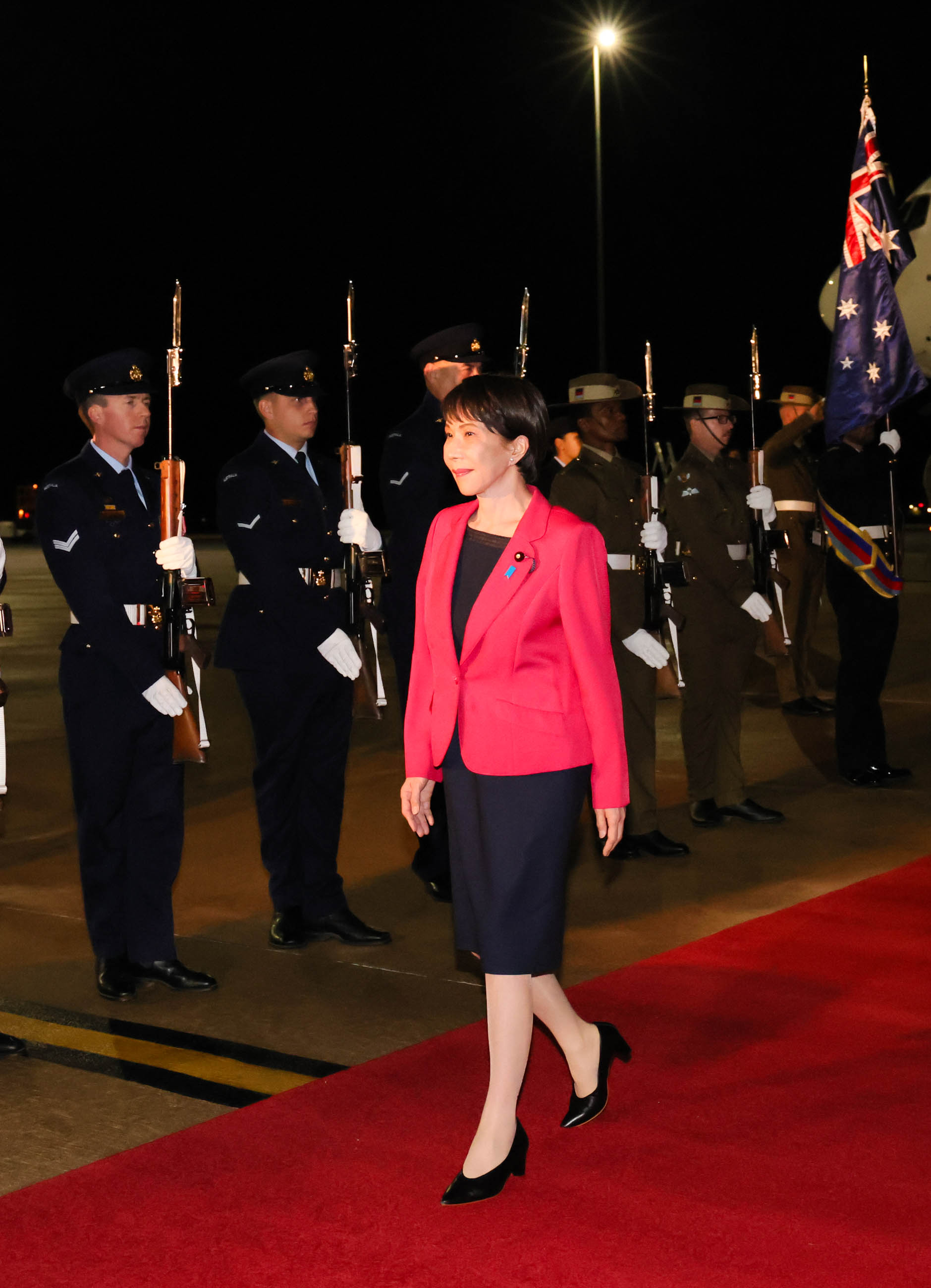 Prime Minister Takaichi arriving in Australia (6)