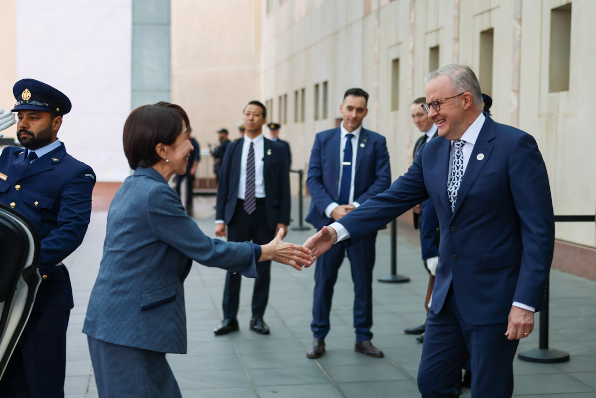 Prime Minister Takaichi ahead of the Welcome Ceremony (1)