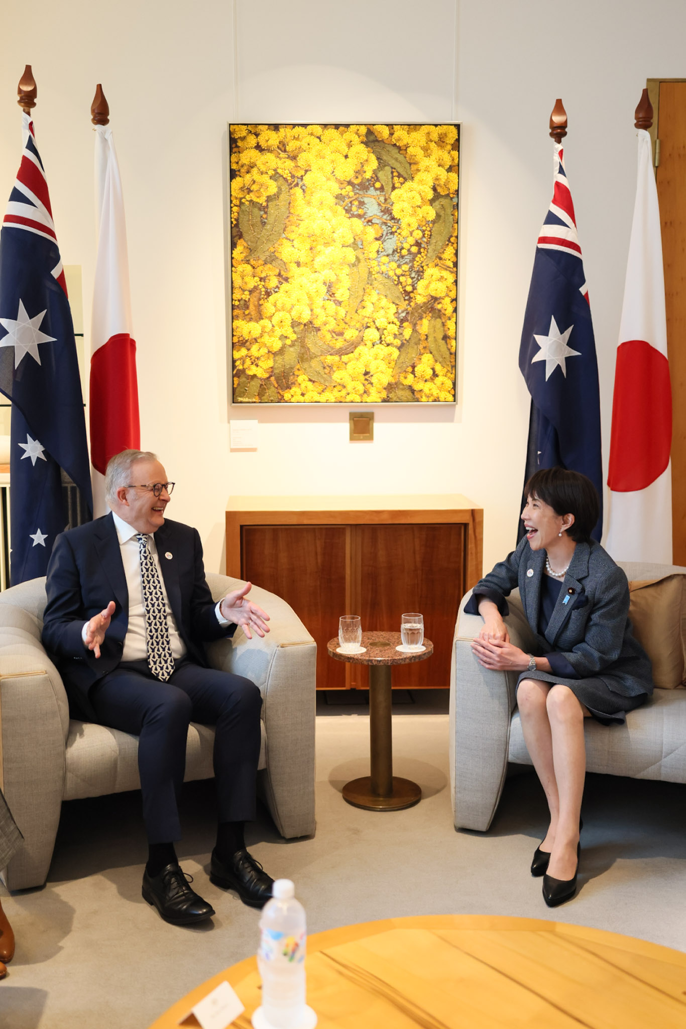 Japan-Australia Summit Meeting (small group meeting) (1)