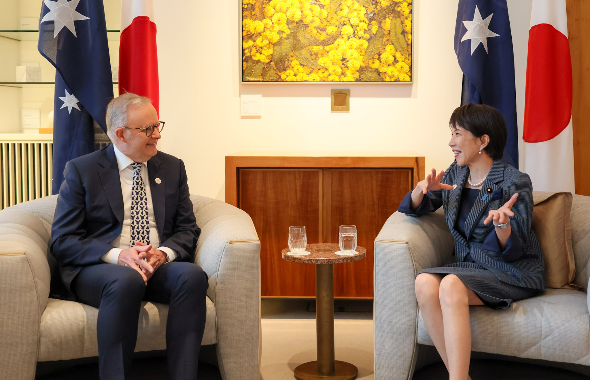 Japan-Australia Summit Meeting (small group meeting) (2)
