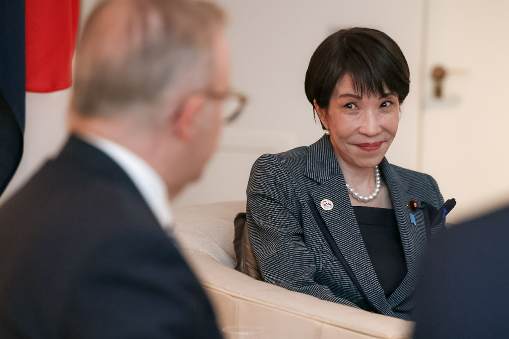 Japan-Australia Summit Meeting (small group meeting) (4)