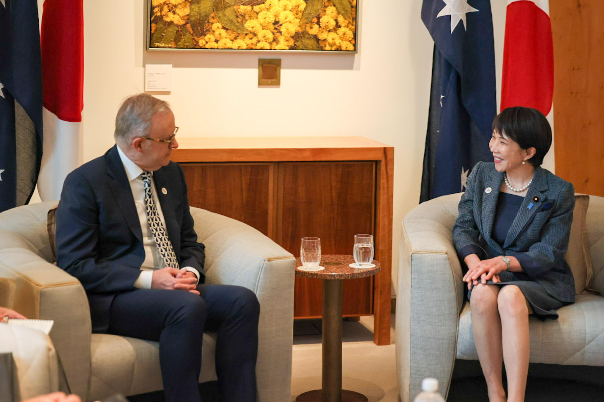 Japan-Australia Summit Meeting (small group meeting) (5)