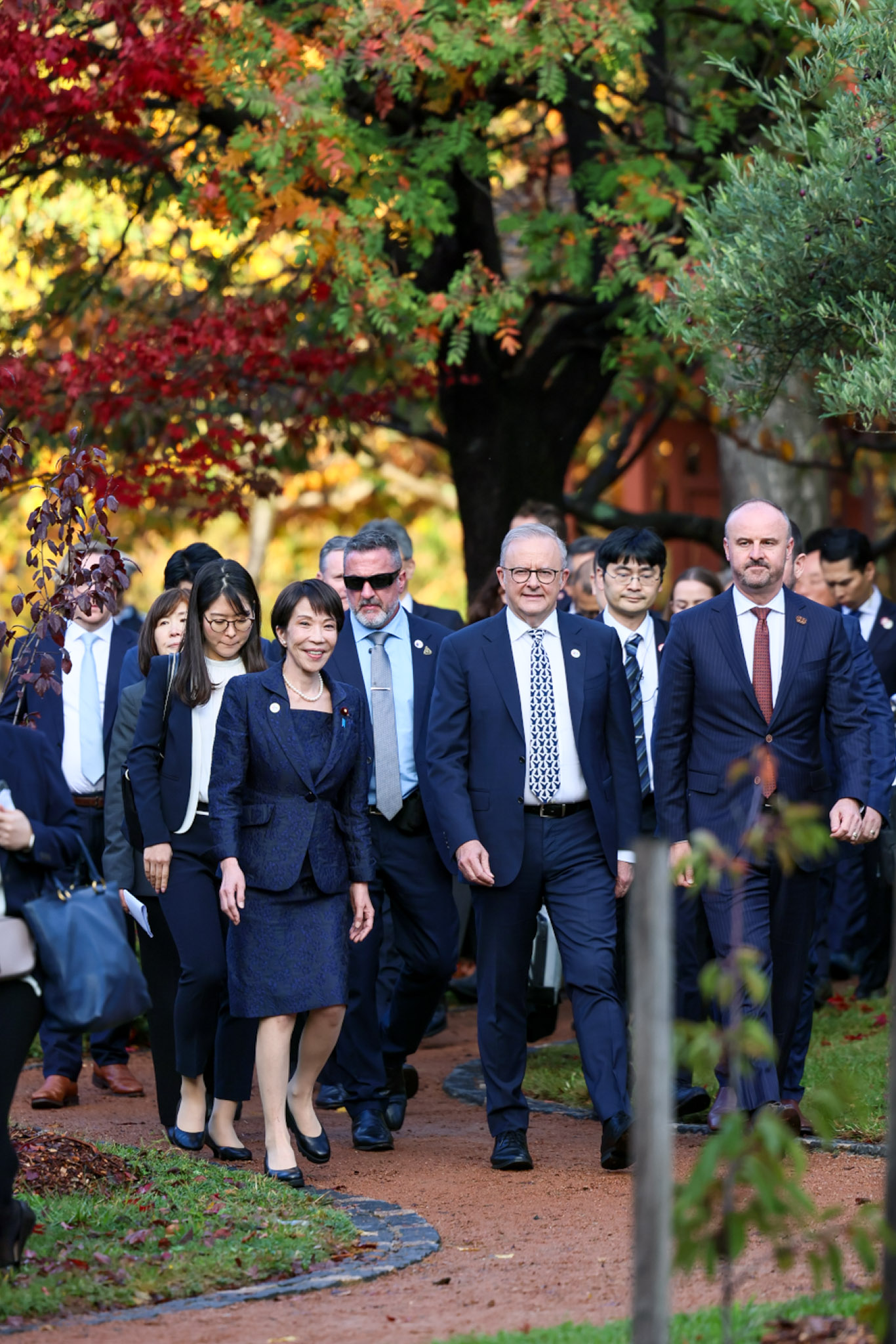 Prime Minister Takaichi ahead of the tree planting (2)