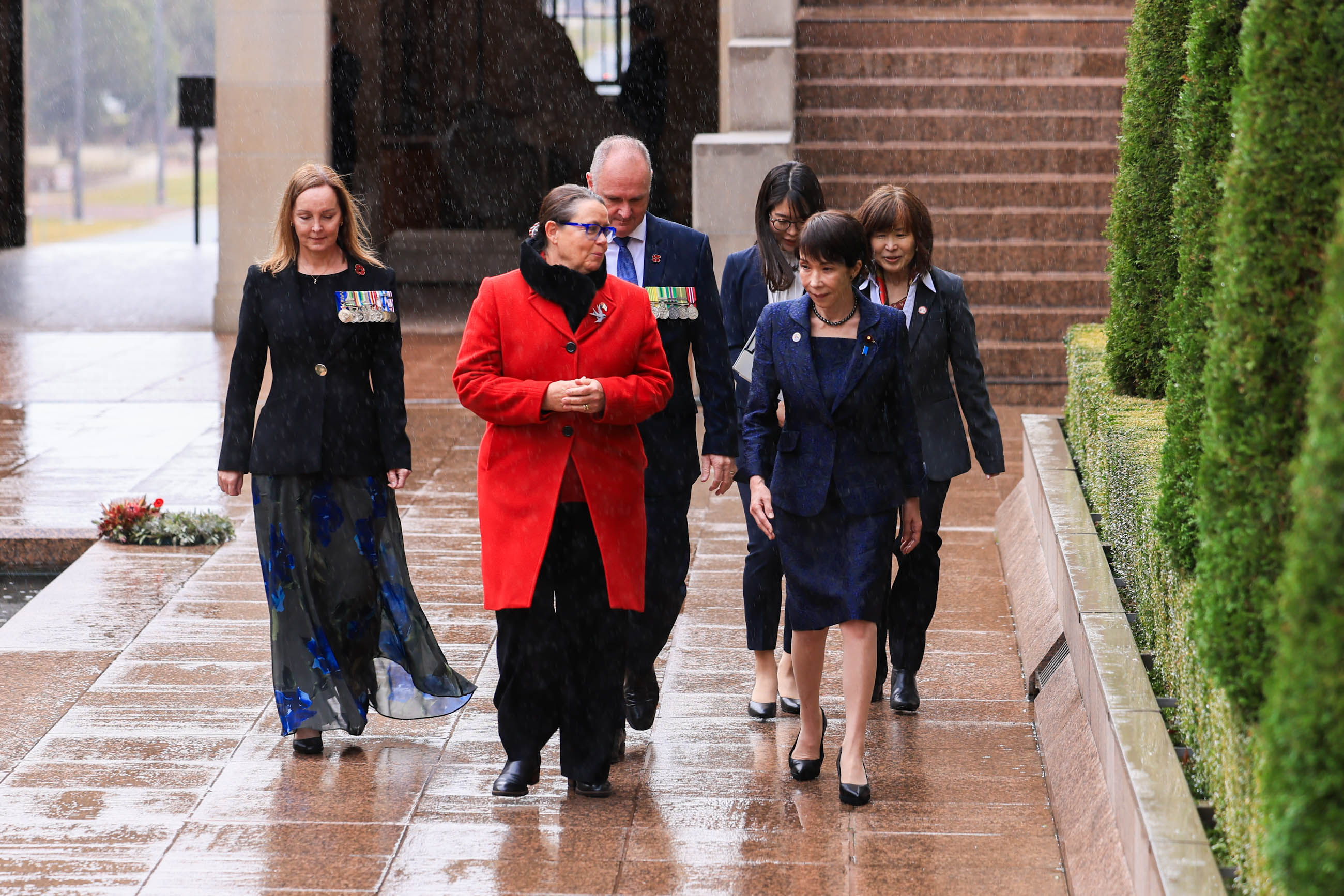Prime Minister Takaichi ahead of laying a wreath (3)