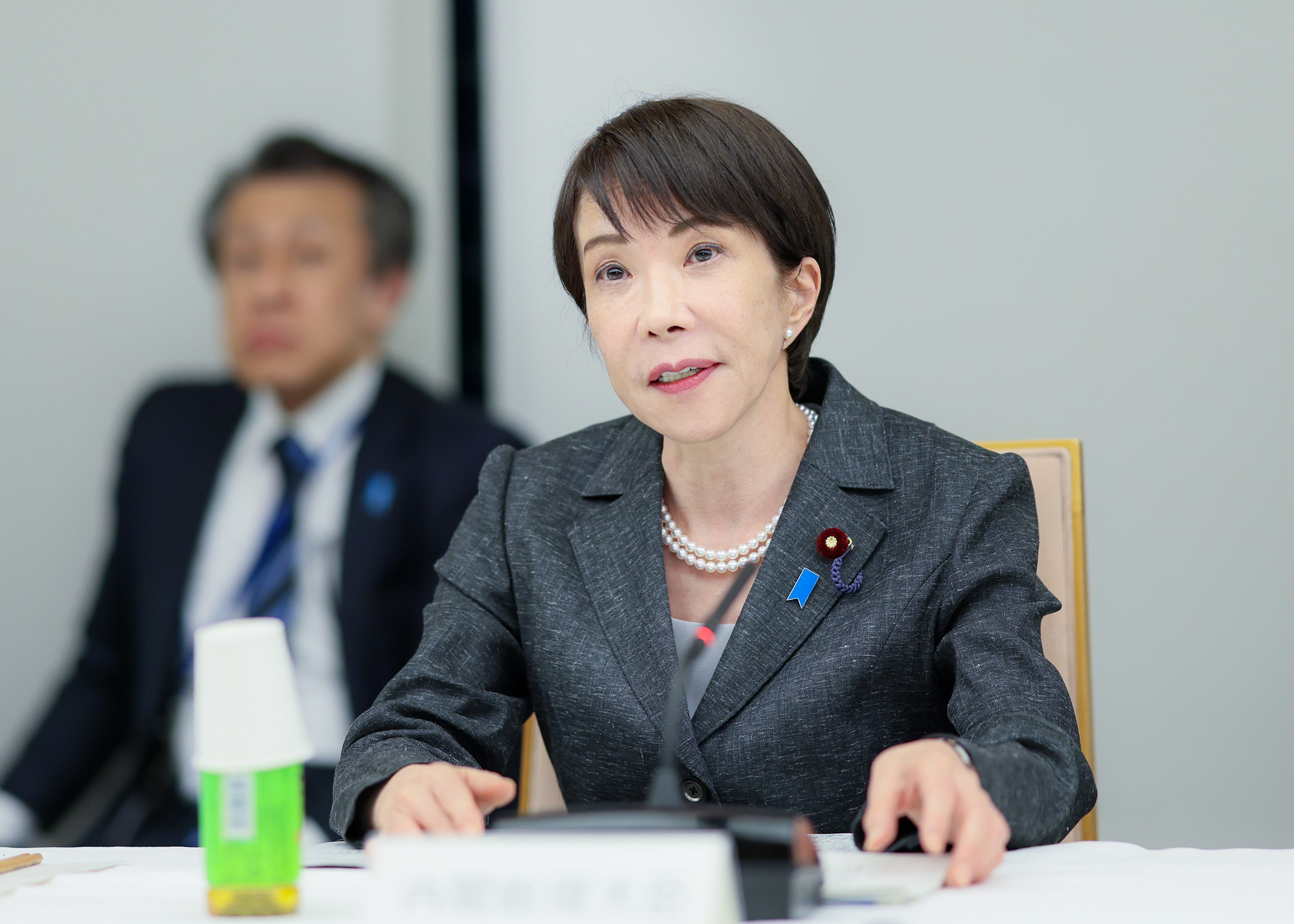 Prime Minister Takaichi wrapping up the meeting (4)