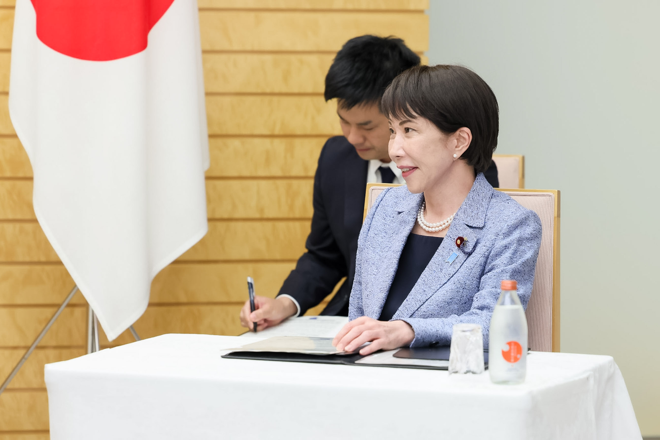 Prime Minister Takaichi receiving a courtesy call (3)