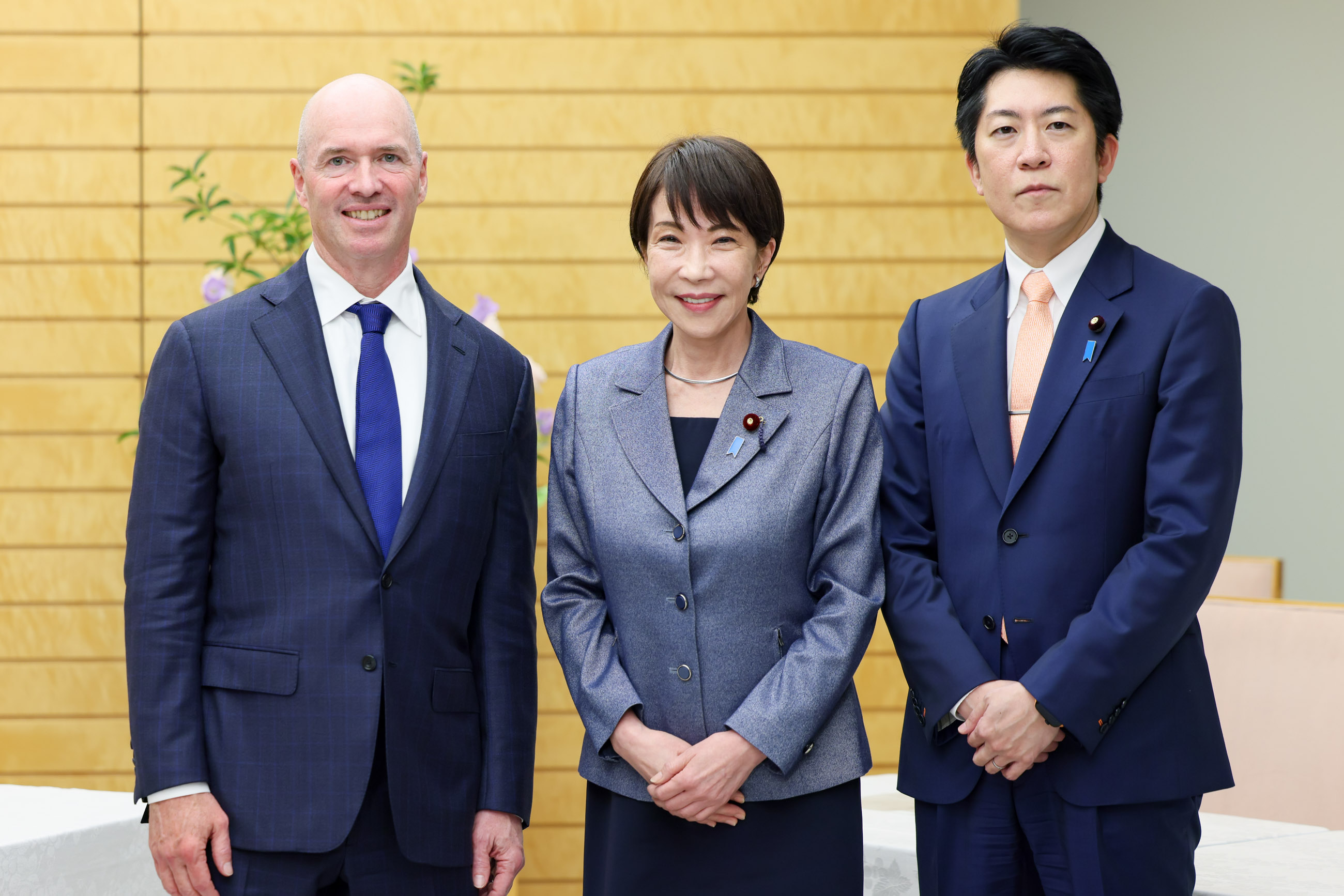 Prime Minister Takaichi receiving a courtesy call (1)