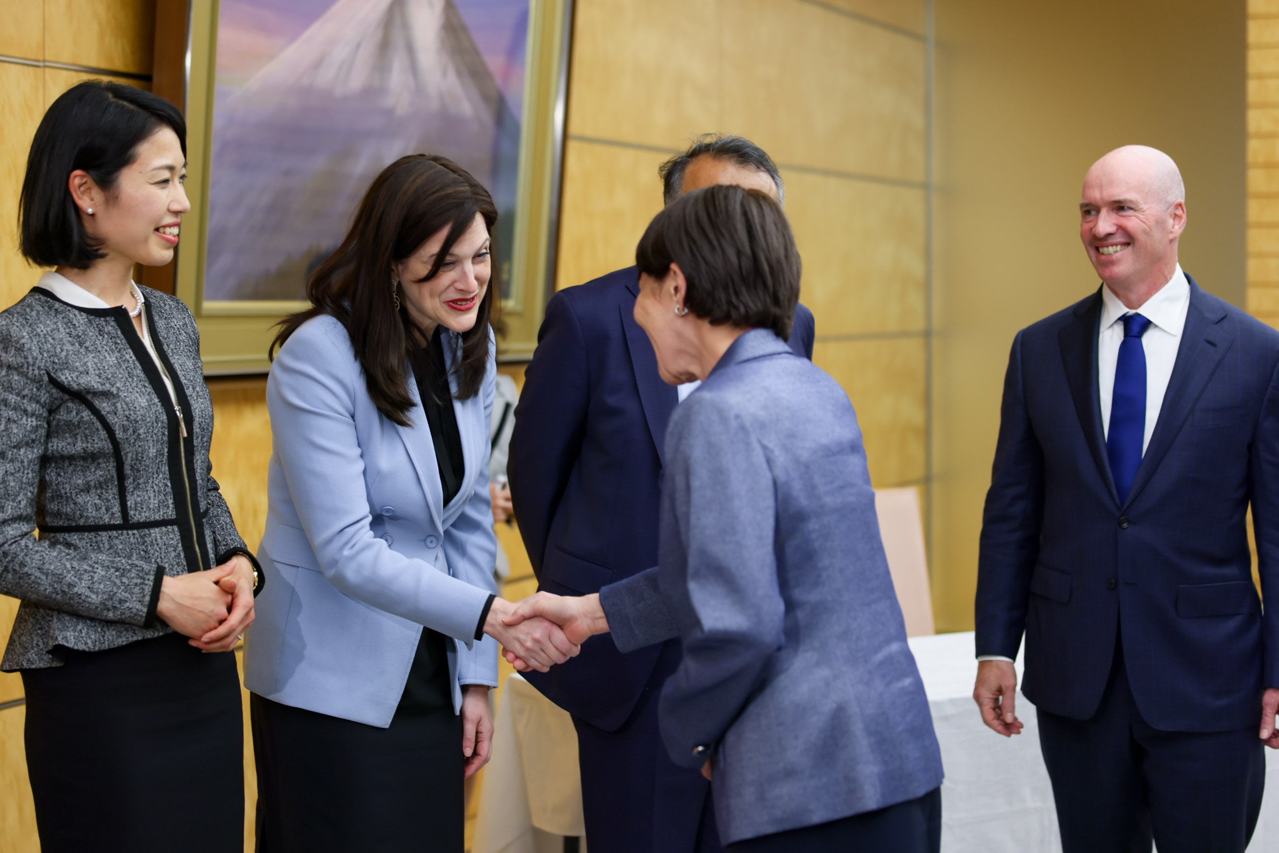 Prime Minister Takaichi receiving a courtesy call (4)