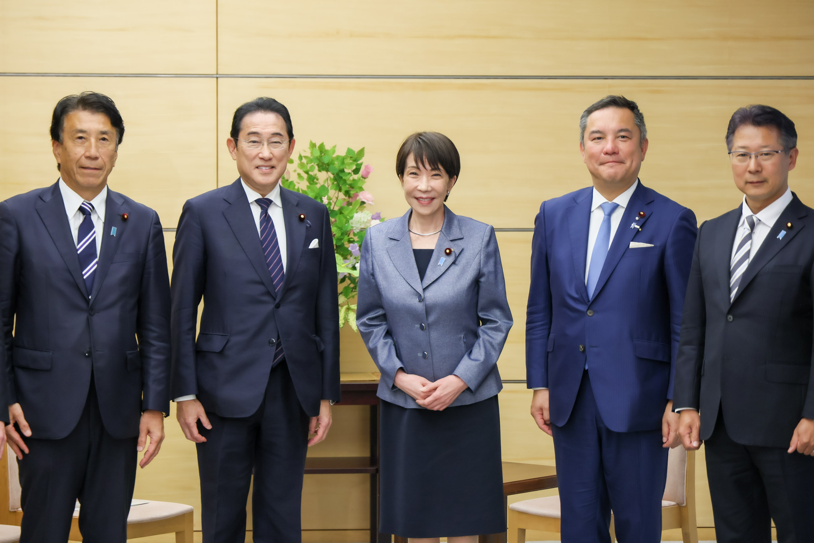 Prime Minister Takaichi receiving a courtesy call (1)