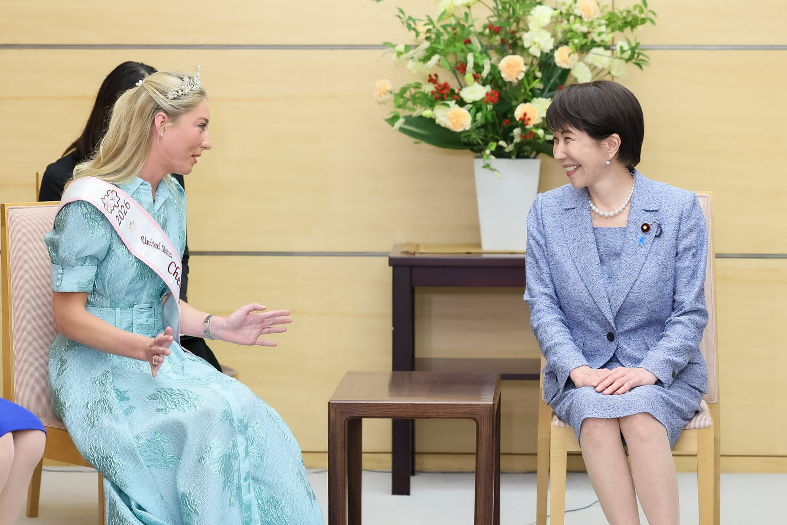 Prime Minister Takaichi receiving a courtesy call (4)
