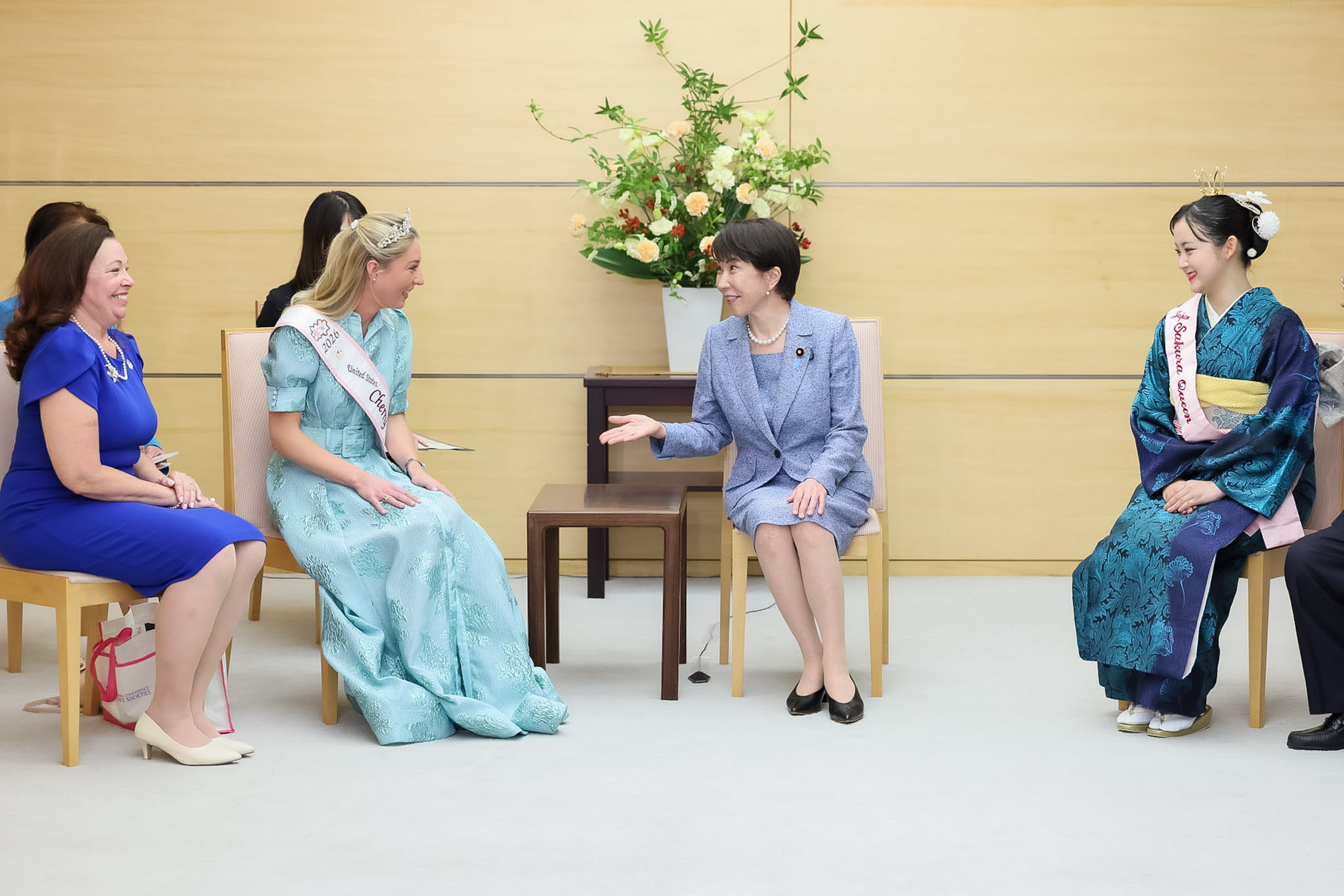 Prime Minister Takaichi receiving a courtesy call (5)