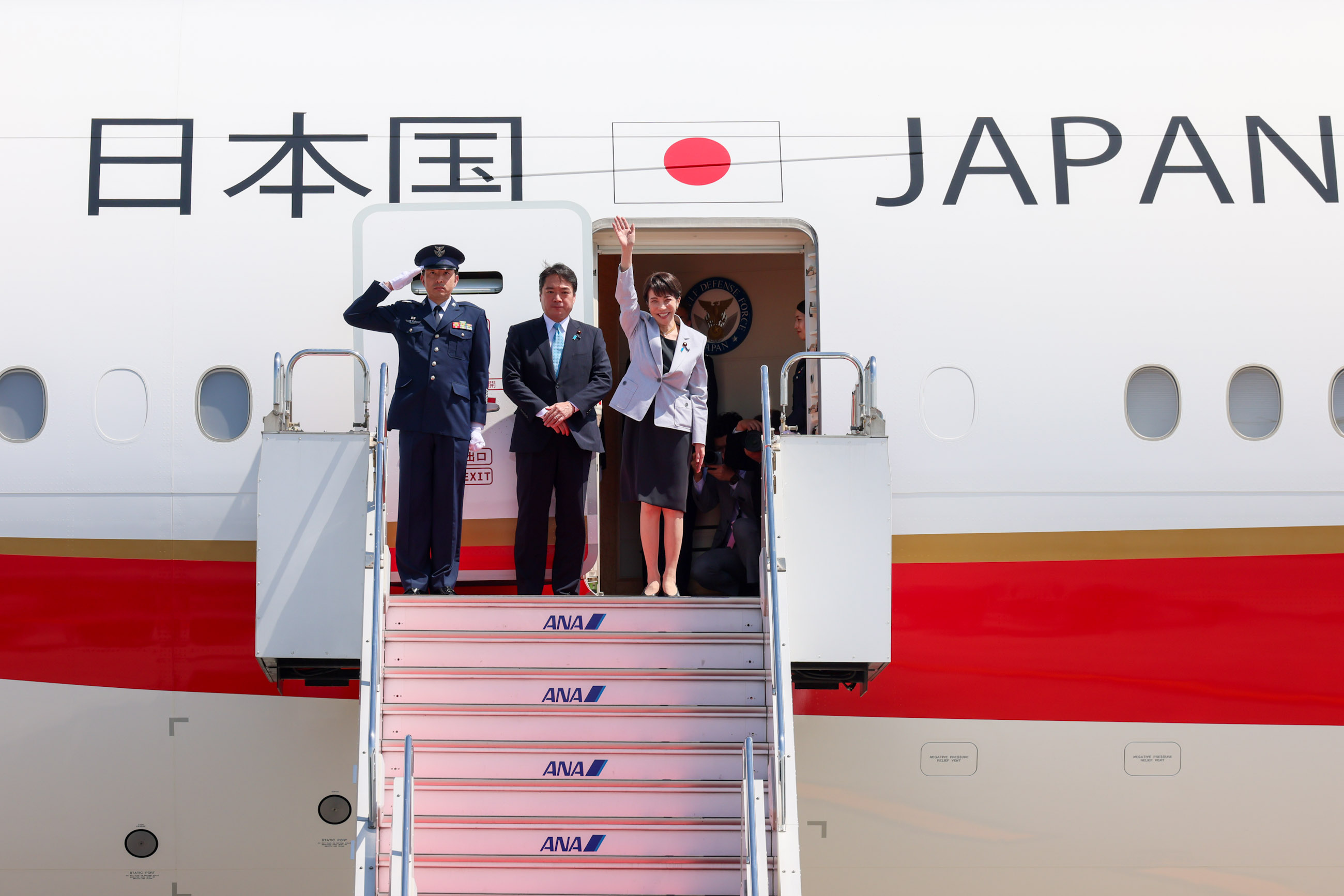 Prime Minister Takaichi departing Japan (3)