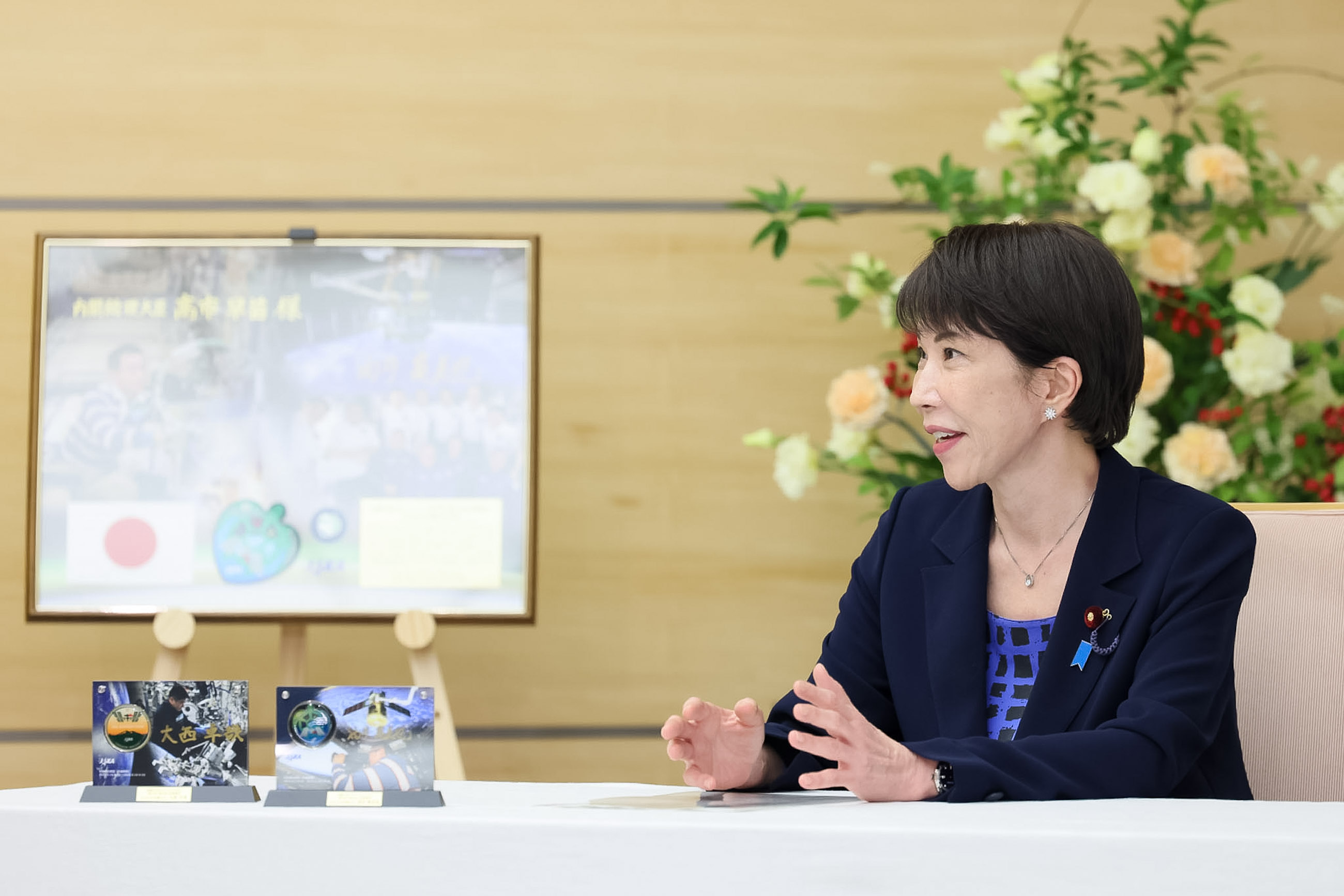 Prime Minister Takaichi receiving a courtesy call (5)