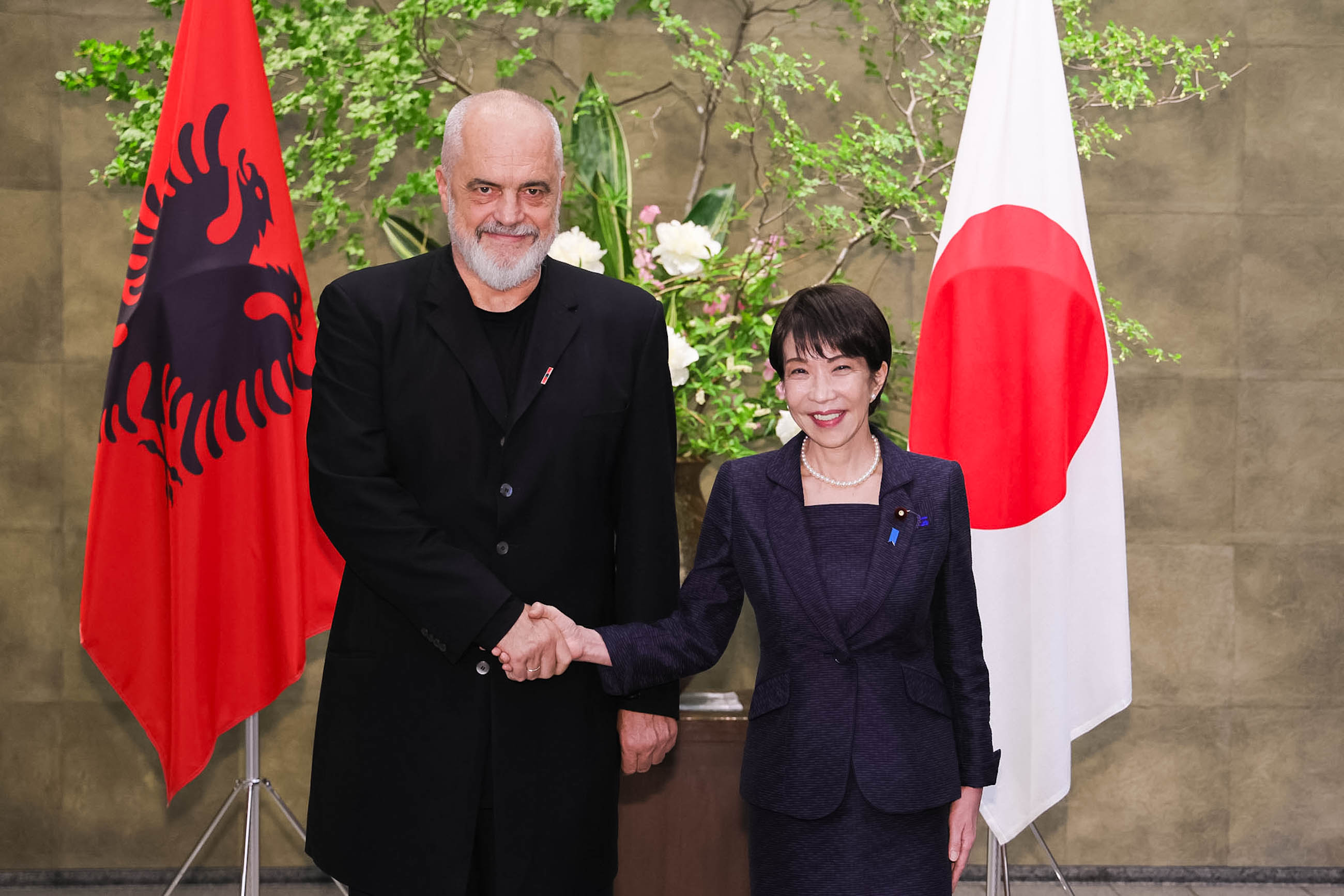 Japan-Albania Summit Meeting (1)