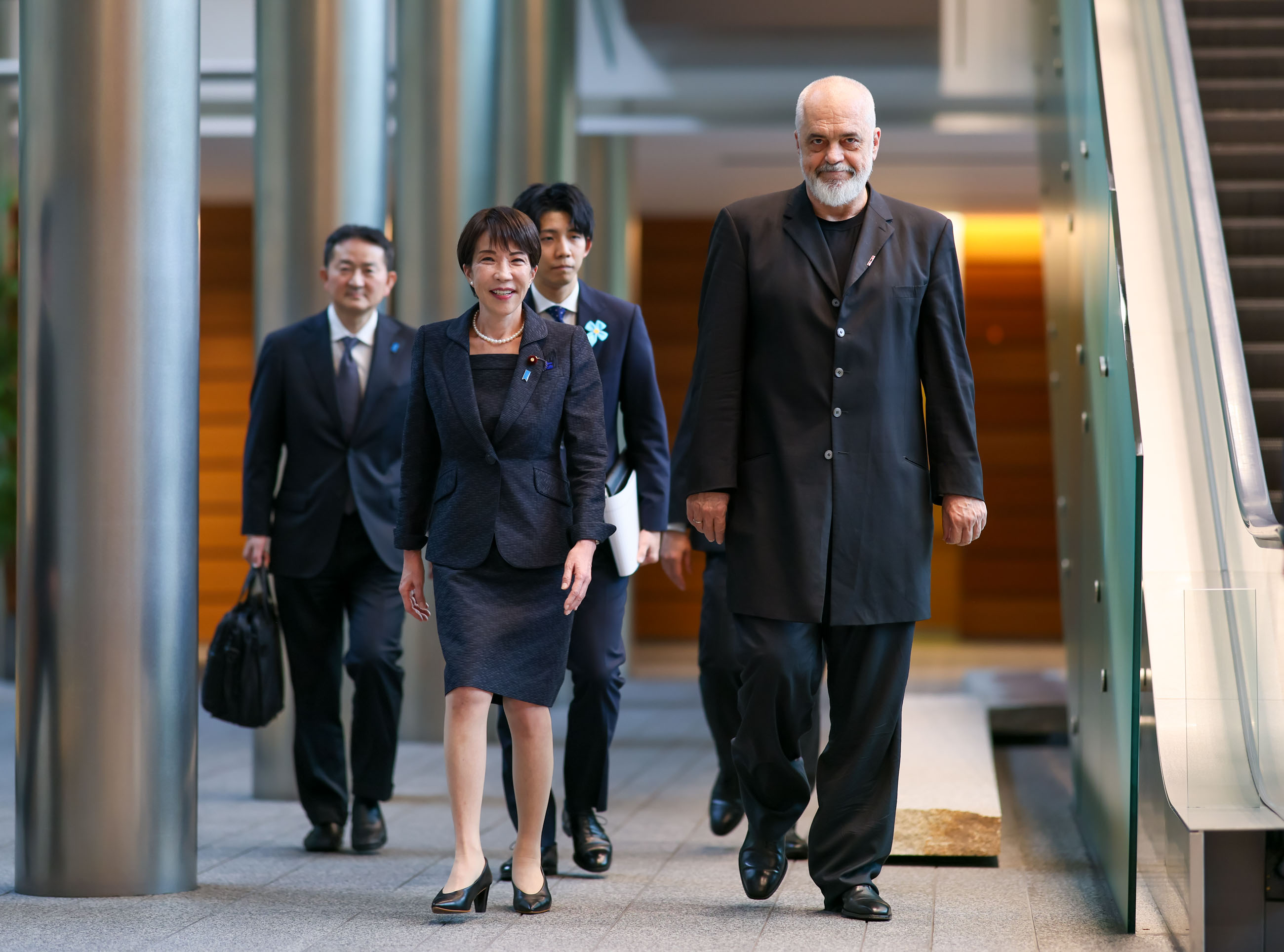 The two leaders ahead of the summit meeting