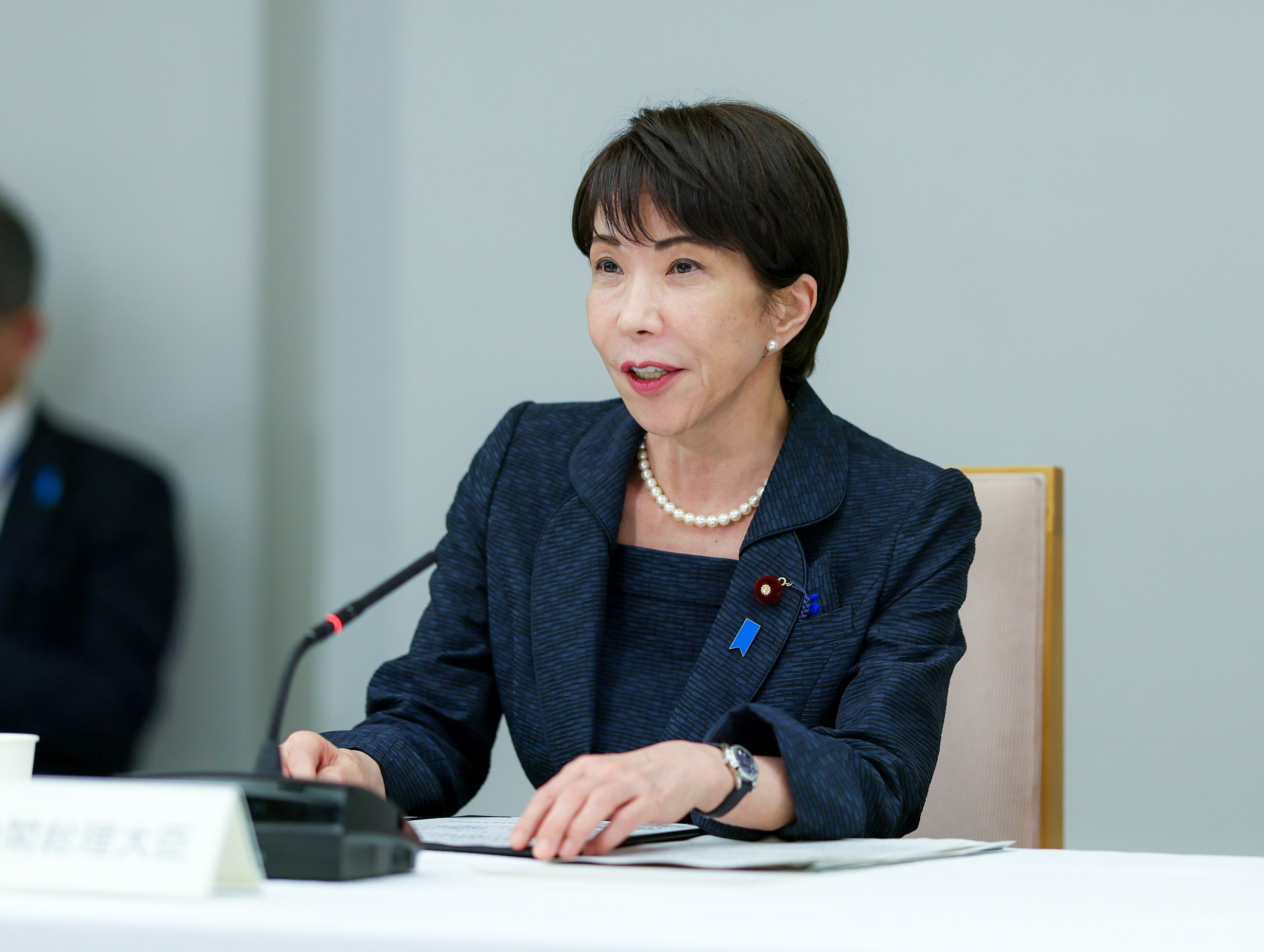 Prime Minister Takaichi wrapping up the meeting (3)