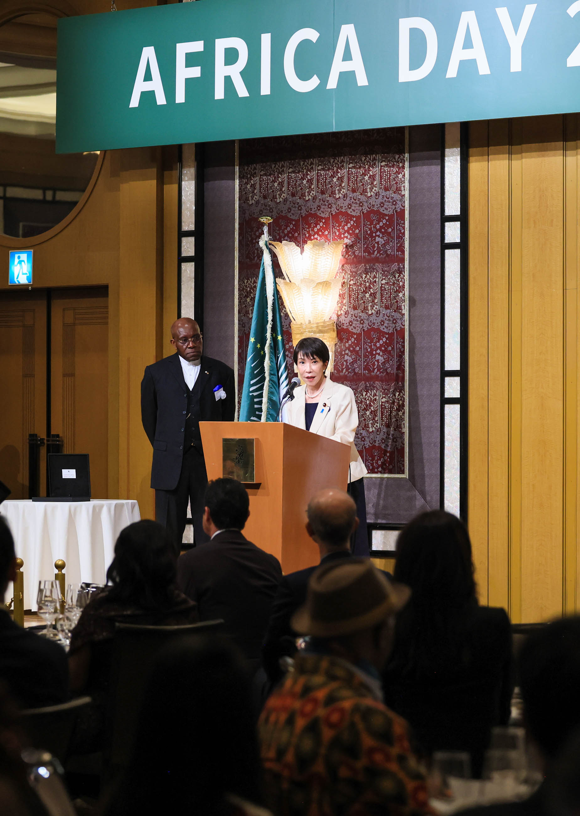Prime Minister Takaichi delivering an address (4)