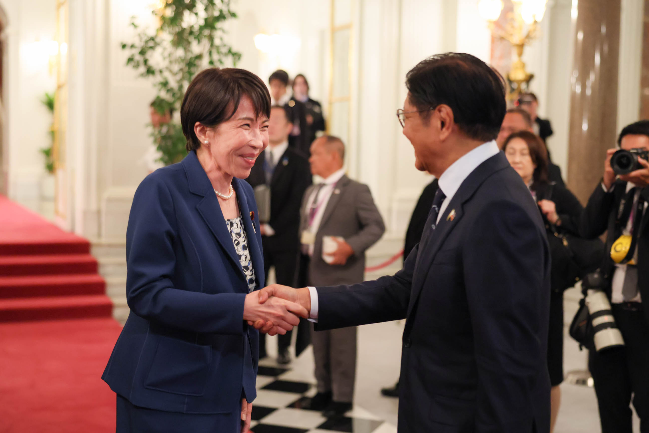 Prime Minister Takaichi seeing off President Marcos (2)