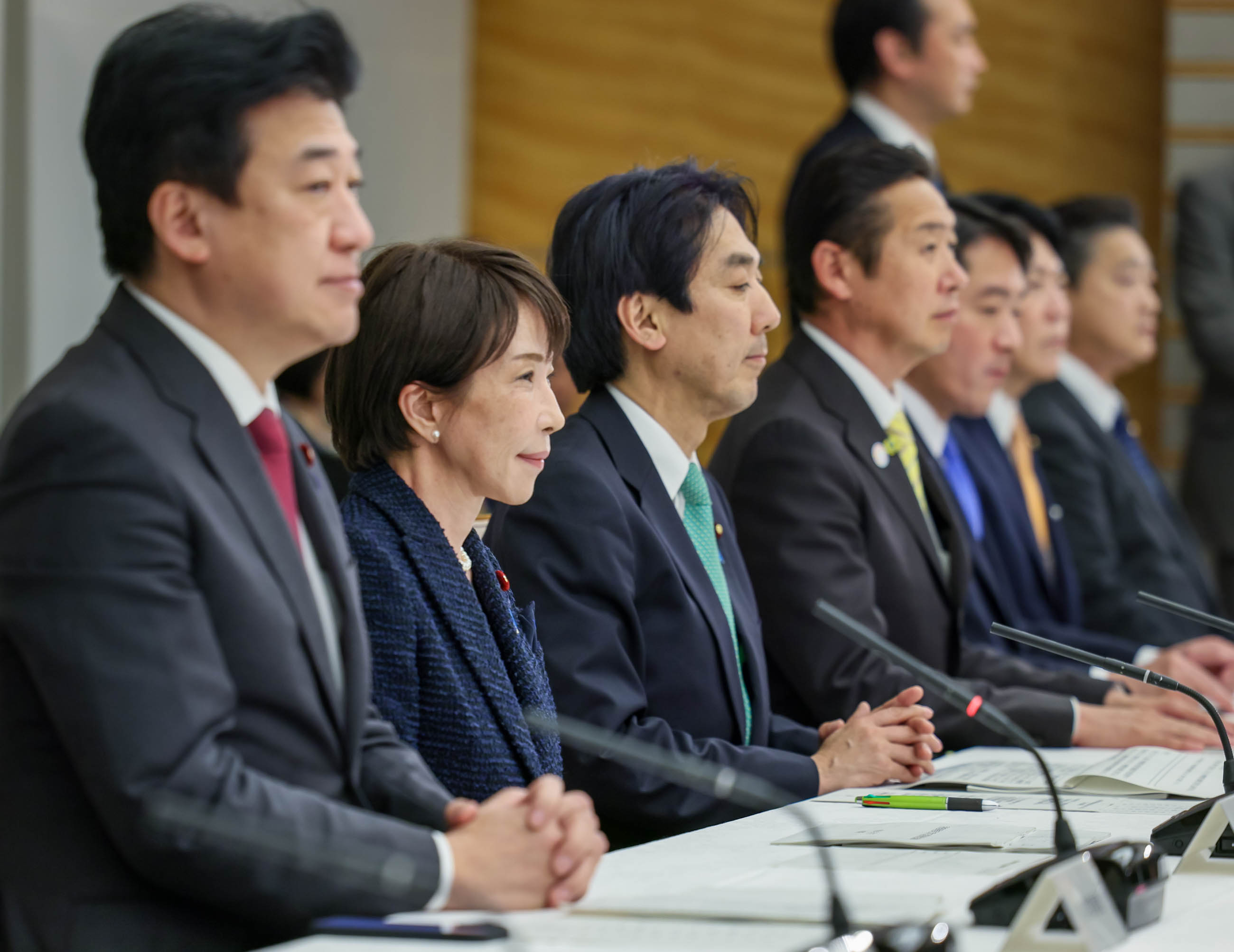 Prime Minister Takaichi attending the meeting (1)