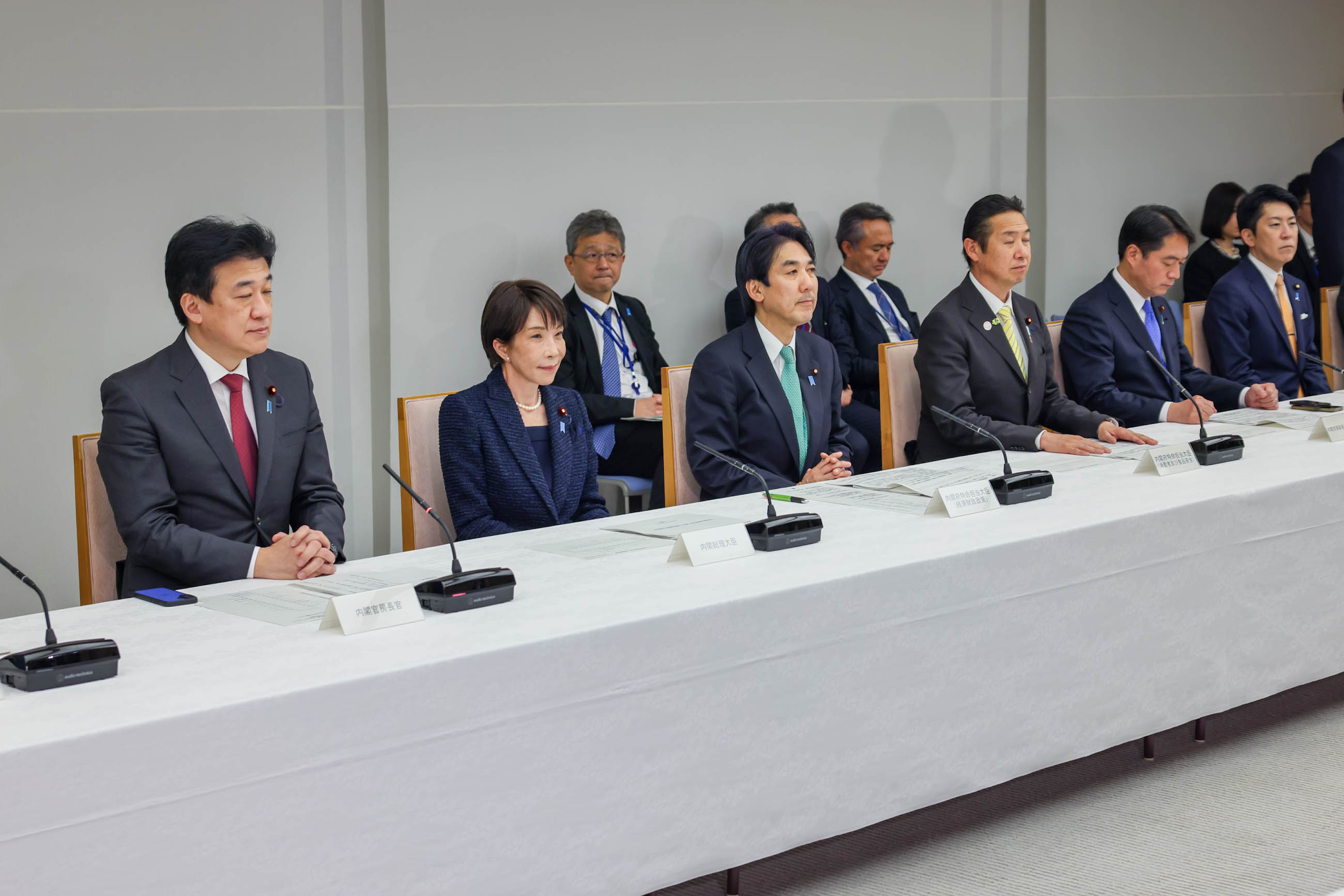 Prime Minister Takaichi attending the meeting (3)