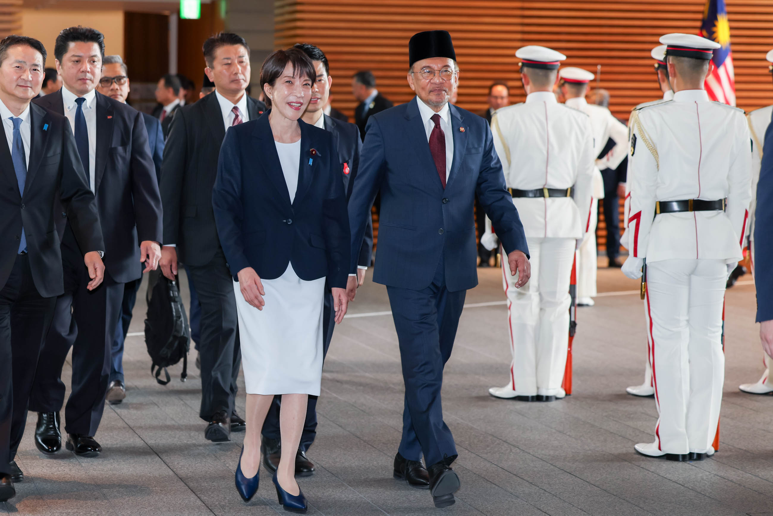 The two leaders ahead of the meeting