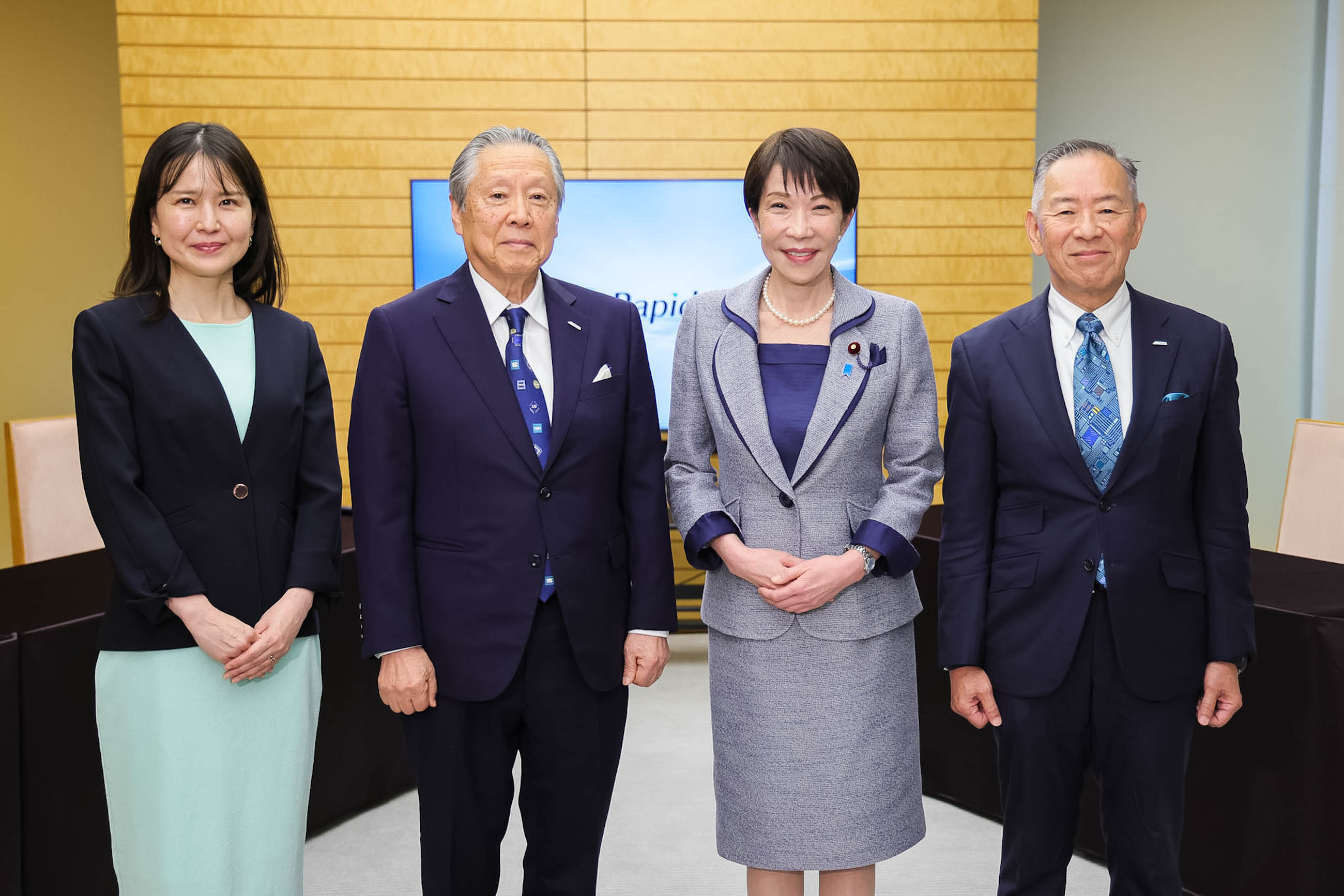 Prime Minister Takaichi receiving a courtesy call(1)