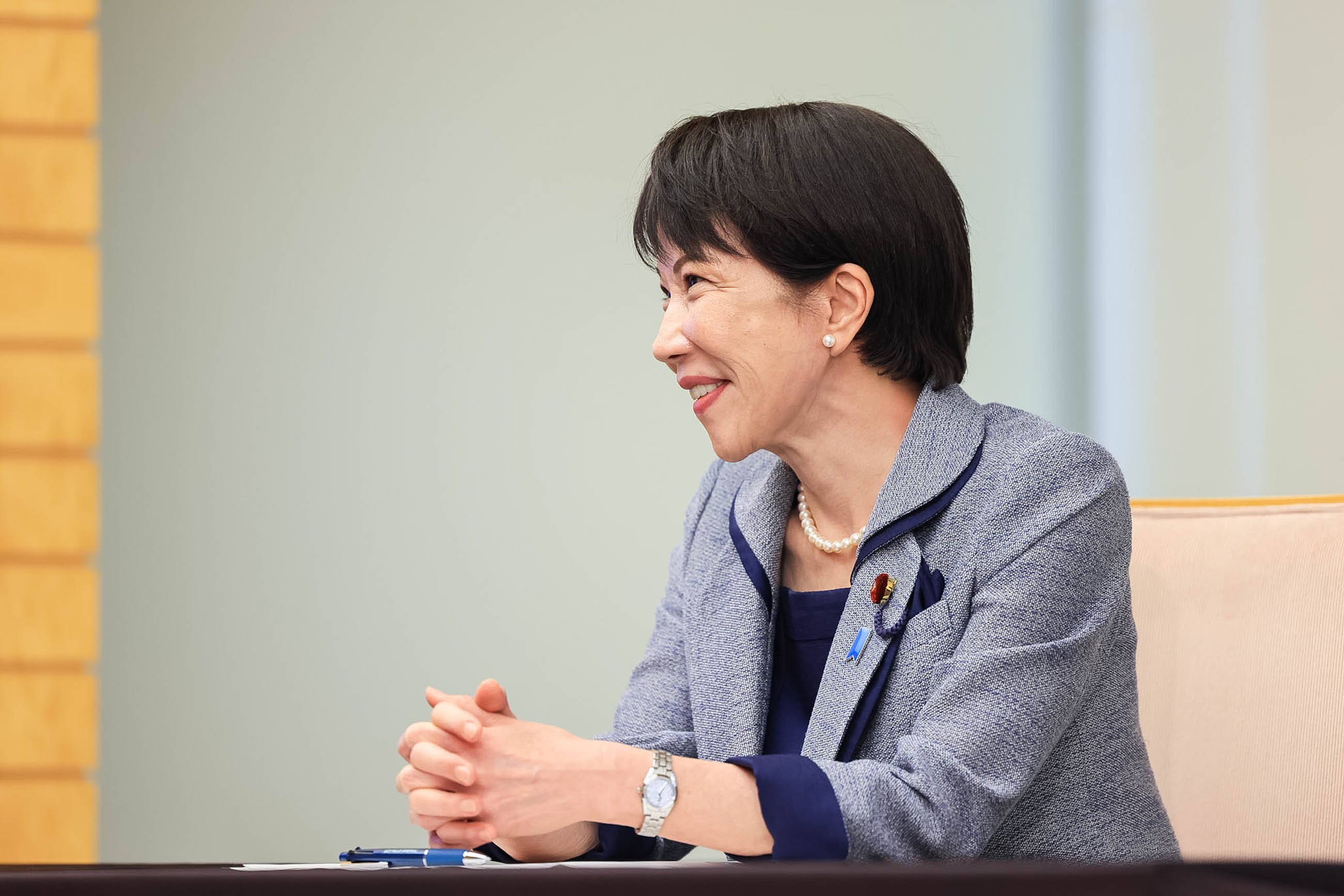 Prime Minister Takaichi receiving a courtesy call(3)