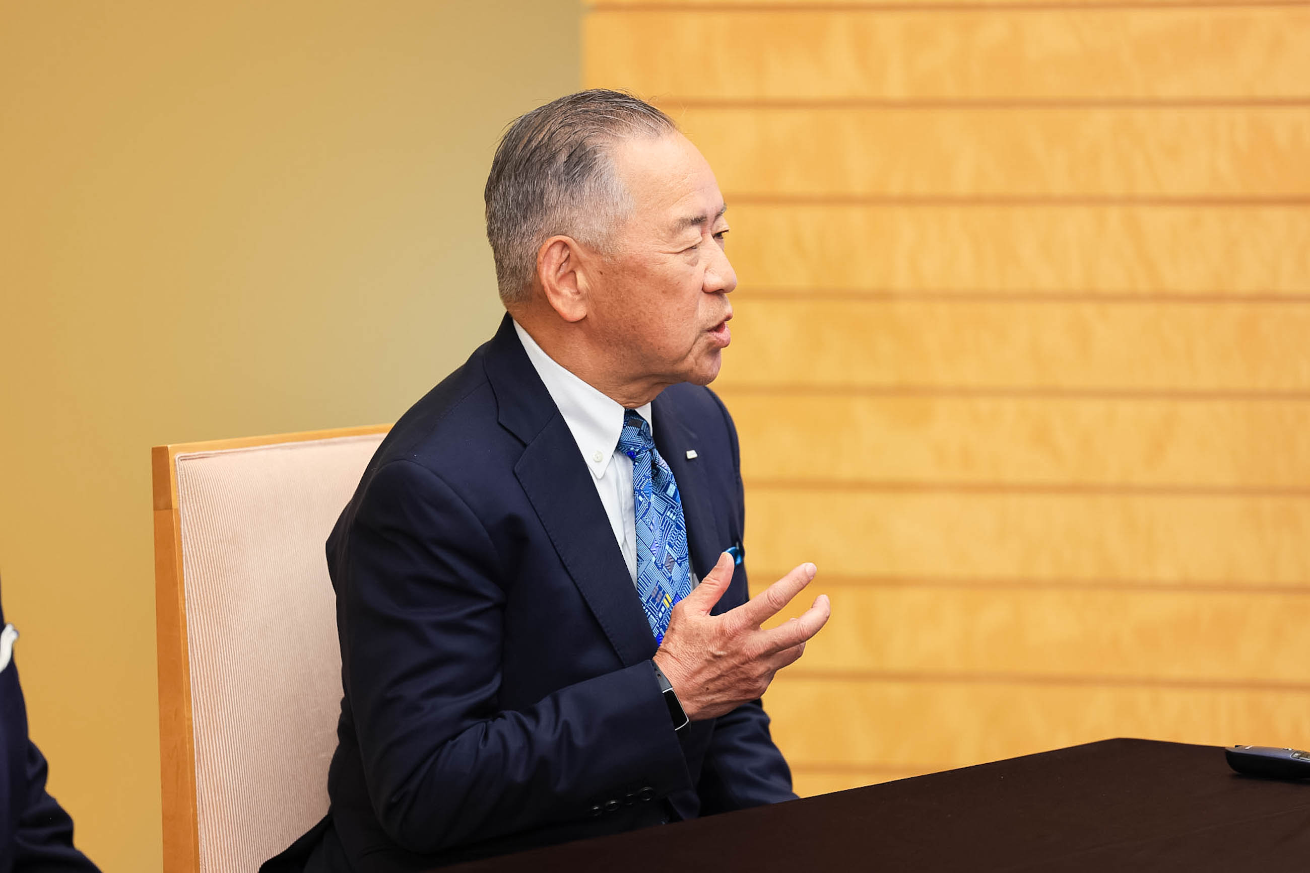 Prime Minister Takaichi receiving a courtesy call(4)